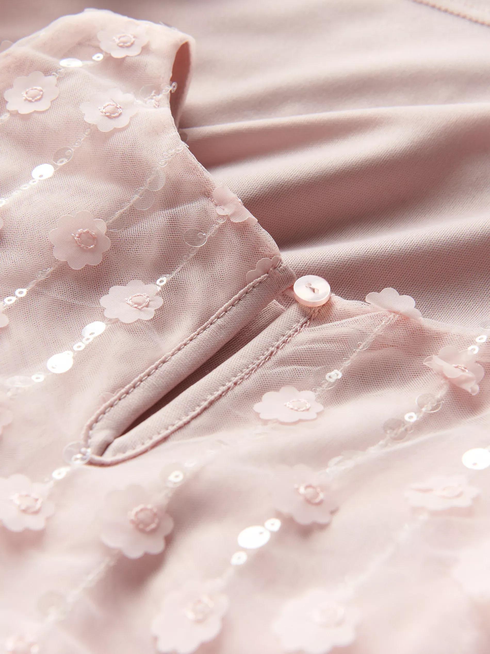 Pink Dress & Vest, Kids Girl, , large image number 5