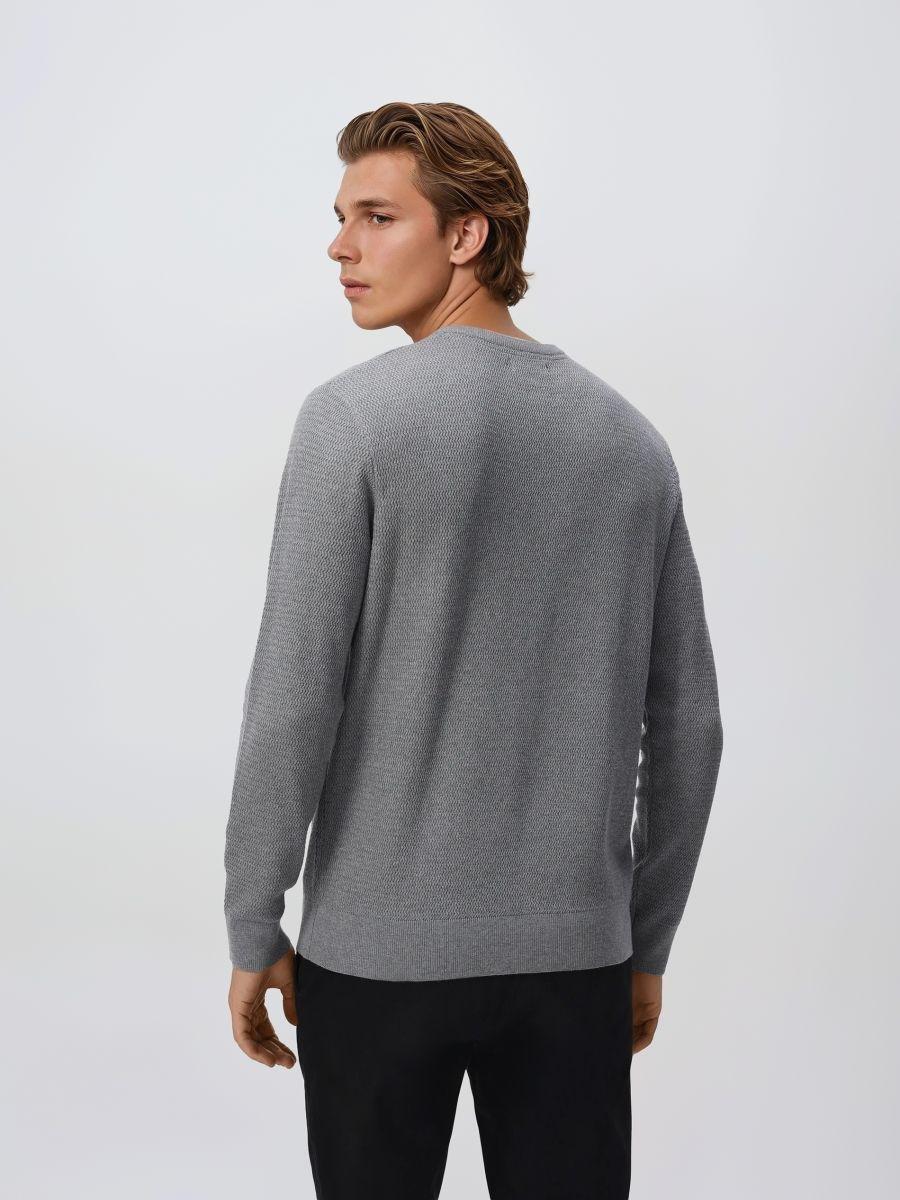 بلوفرات مع بنسبة قطن عالية رمادي, Grey, medium