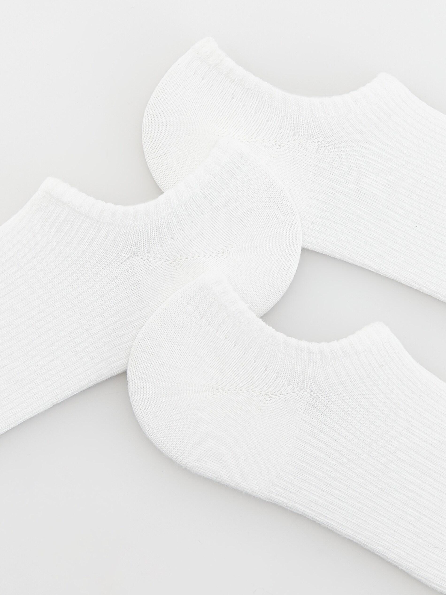 Cream Socks Set Of 3, , large image number 3