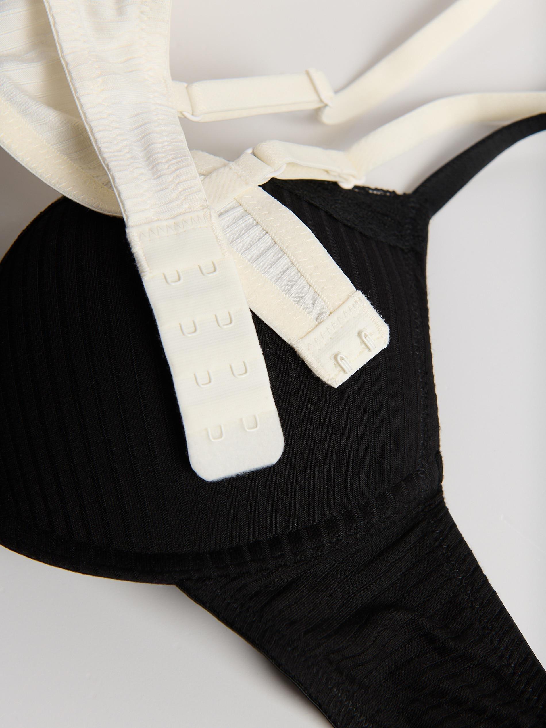 BLACK 2-pack of viscose-blend bras, Black, large image number 5