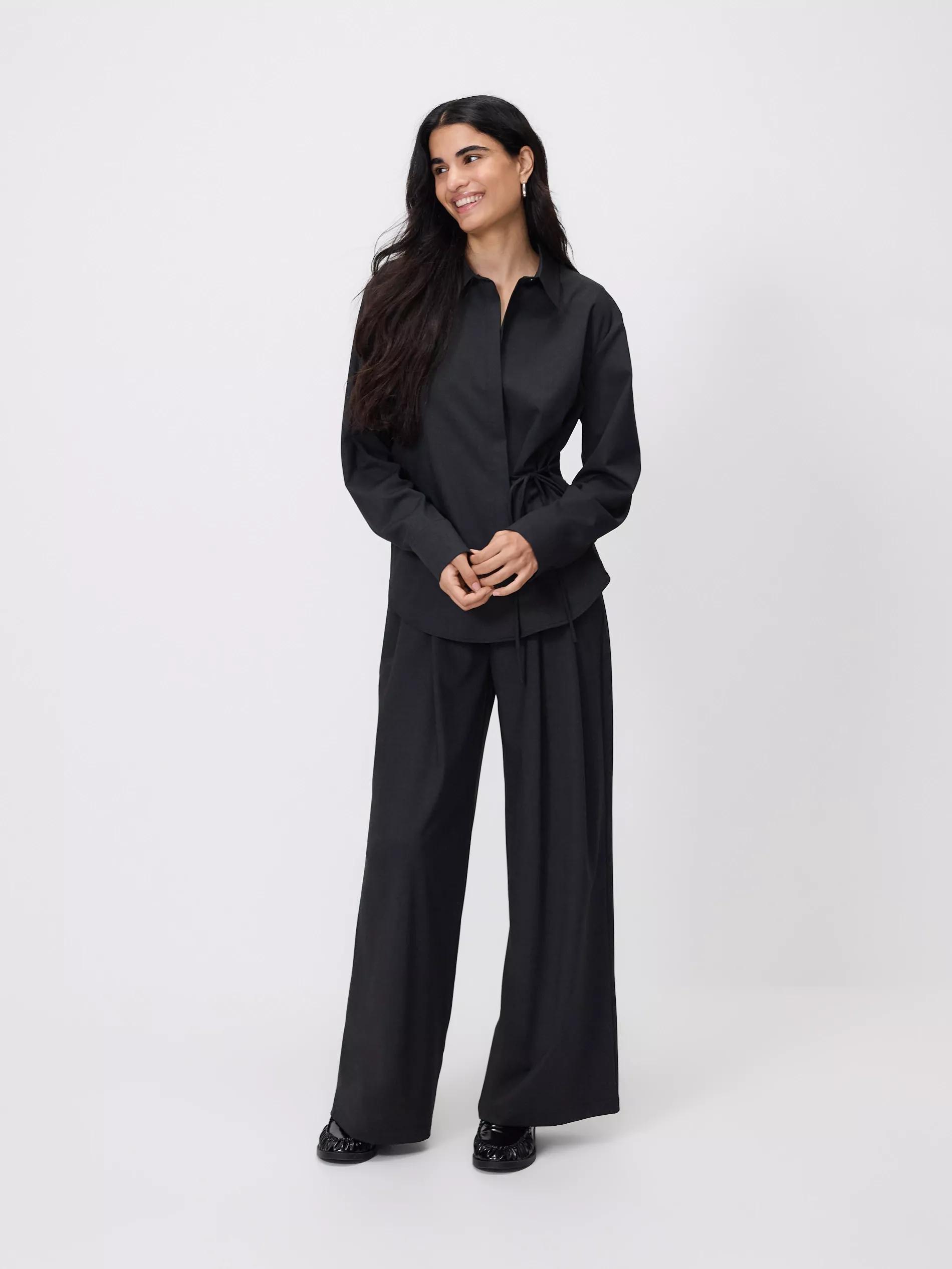 Grey Shirt With Viscose And Wool, Grey, medium