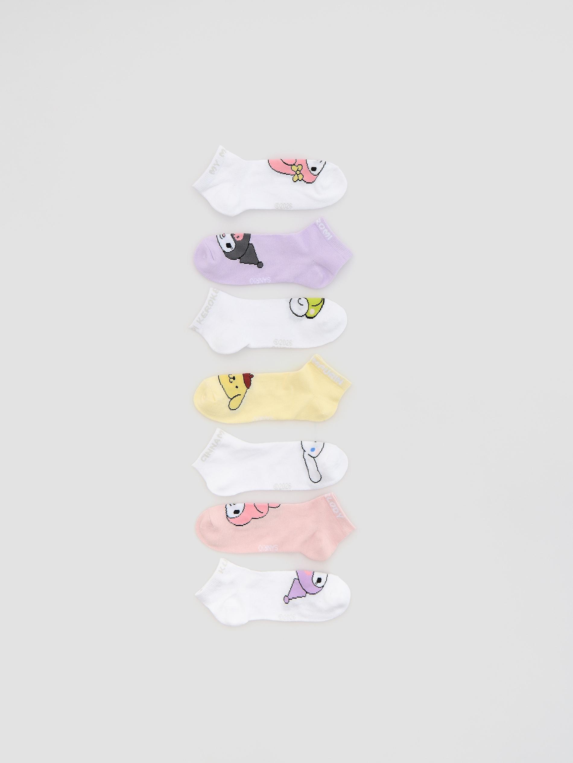 Multicolour Socks Multi, Kids Girls, Multicolor, large image number 0
