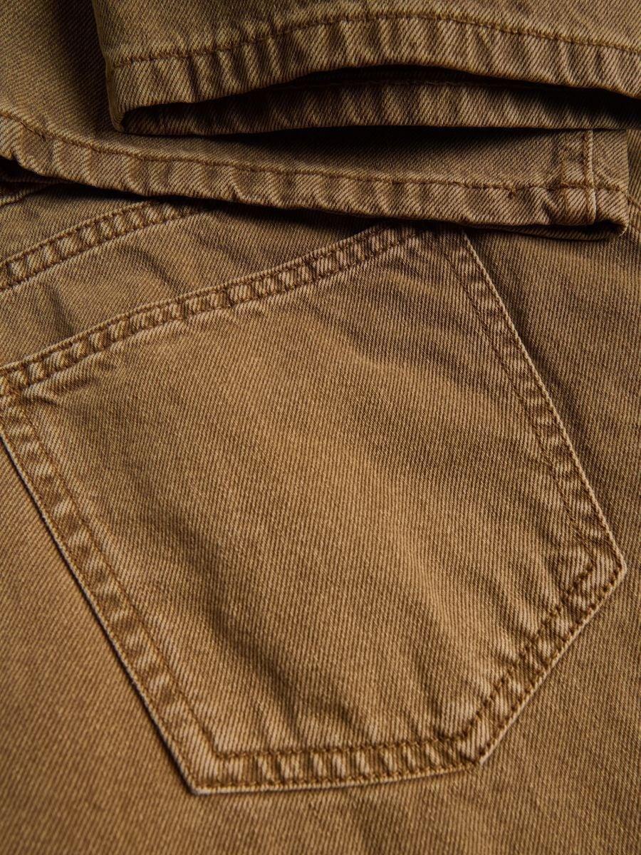 Brown Loose Fit Jeans, 7401_88J, large image number 1