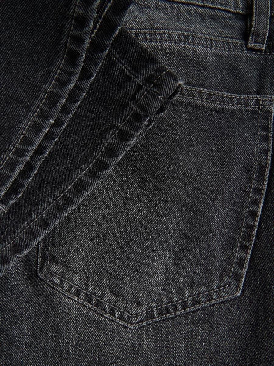 Grey Loose Jeans With Wash Effect, Grey, large image number 1