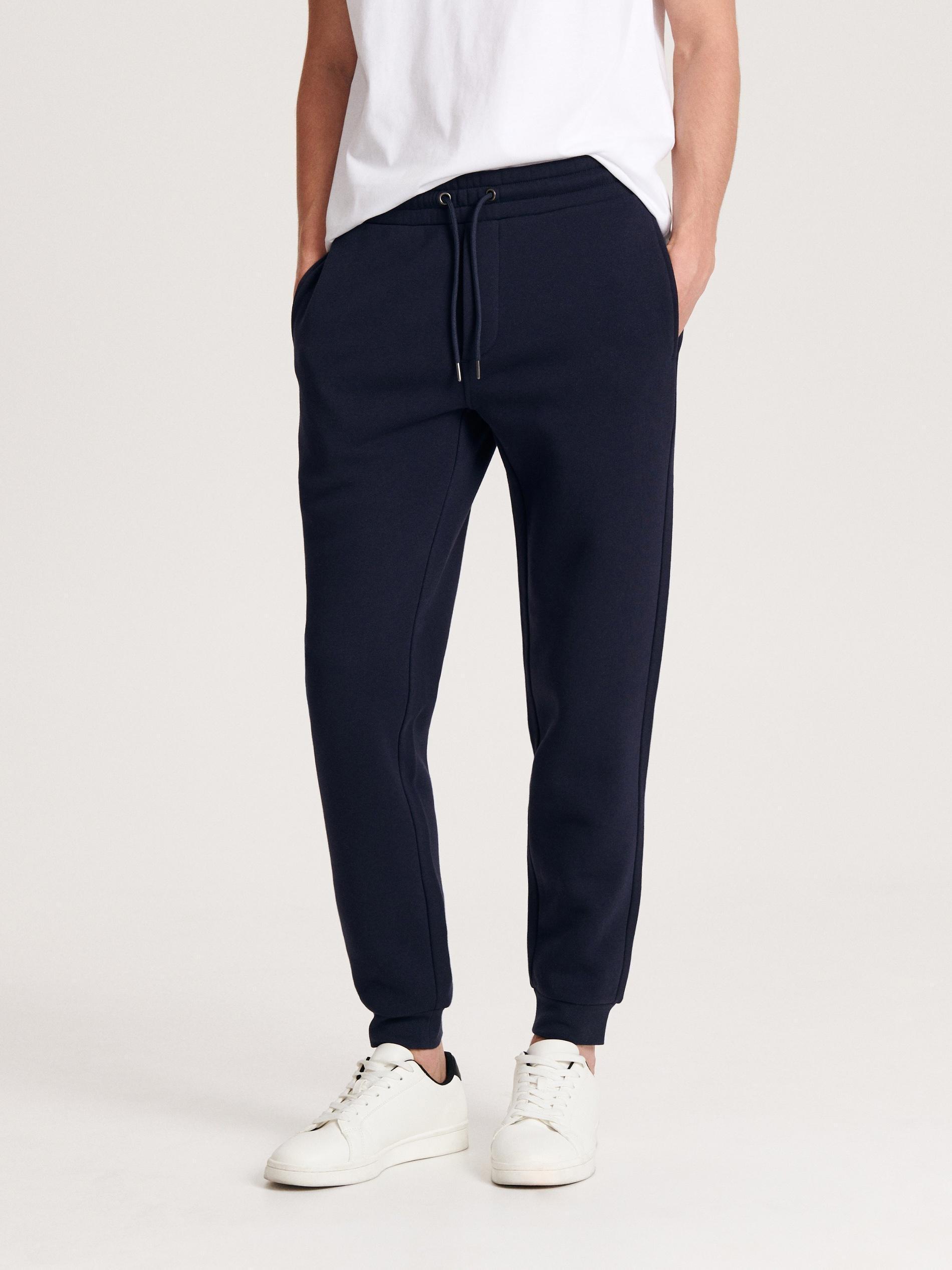Navy Regular Fit Tracksuit Bottoms, , large image number 3