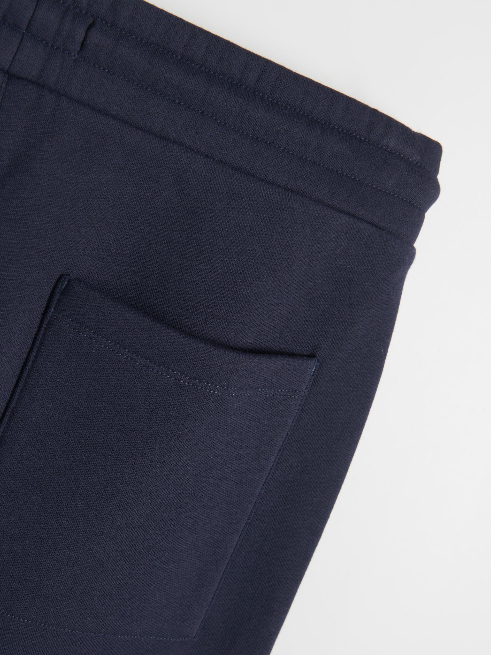 Navy Regular Fit Tracksuit Bottoms, , large image number 4