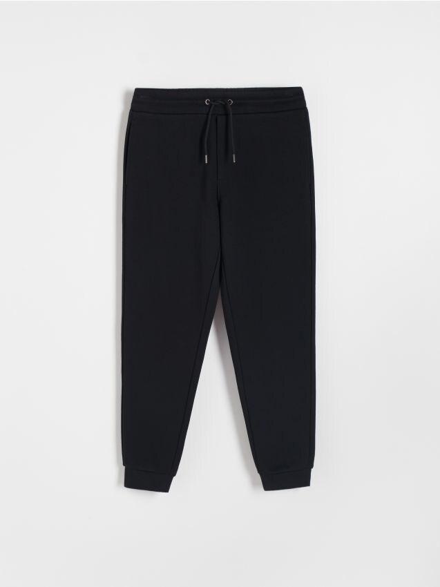 Black Regular Fit Tracksuit Bottoms, , large image number 2