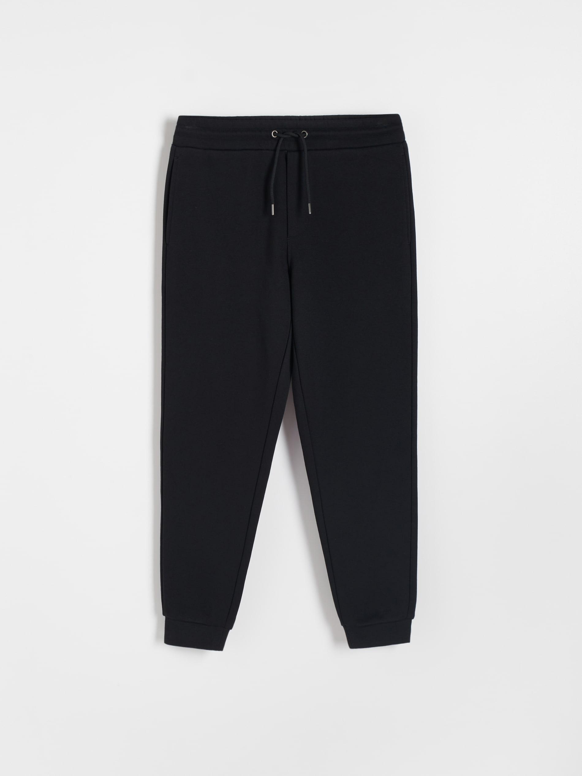 Black Regular Fit Tracksuit Bottoms, , large image number 5