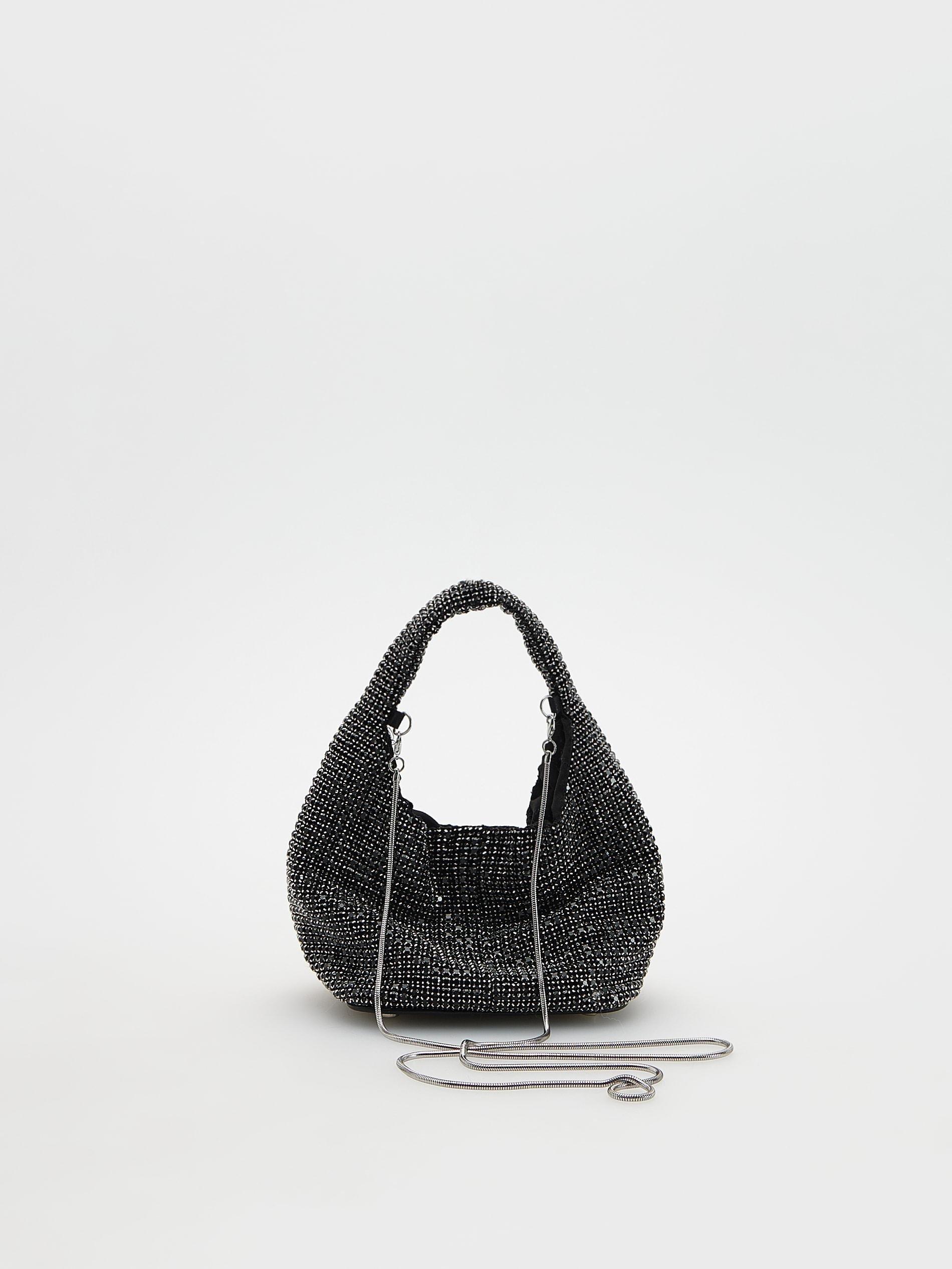 Black Rhinestone Bag, , large image number 1