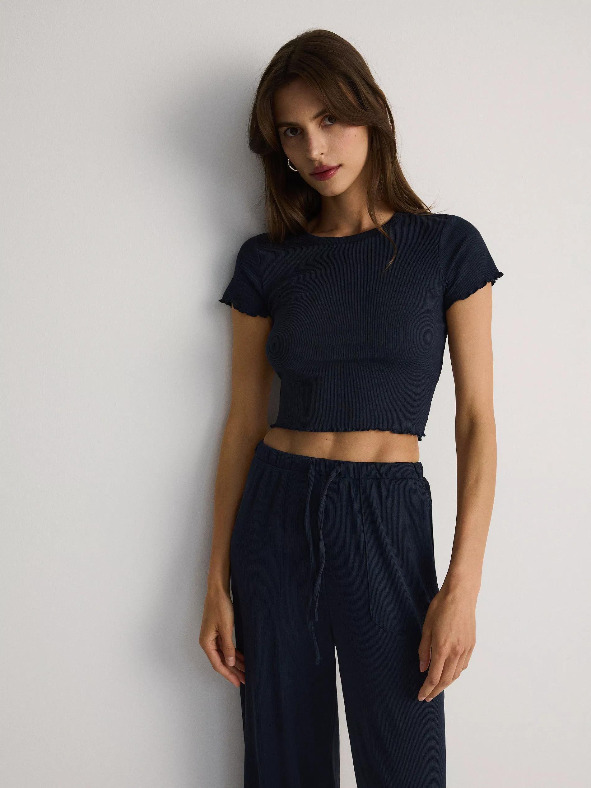 Grey Round Neck T-Shirt, , large image number 0