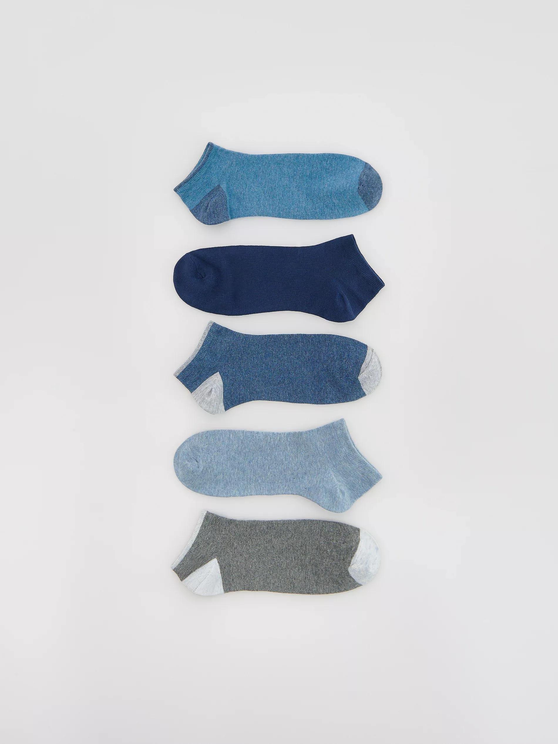 Blue Socks 5 Pack, Blue, large image number 0