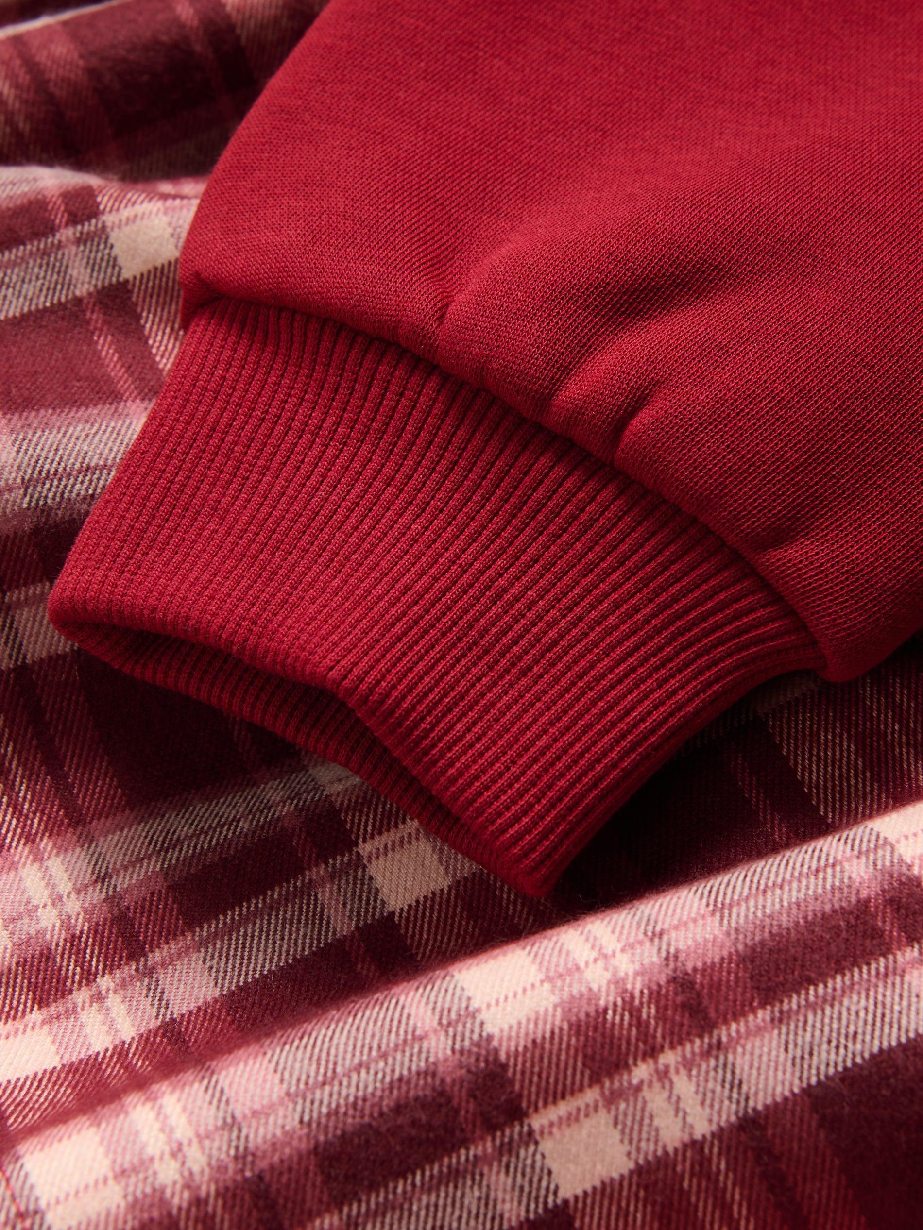 MAROON Jersey dress, Burgundy, large image number 3