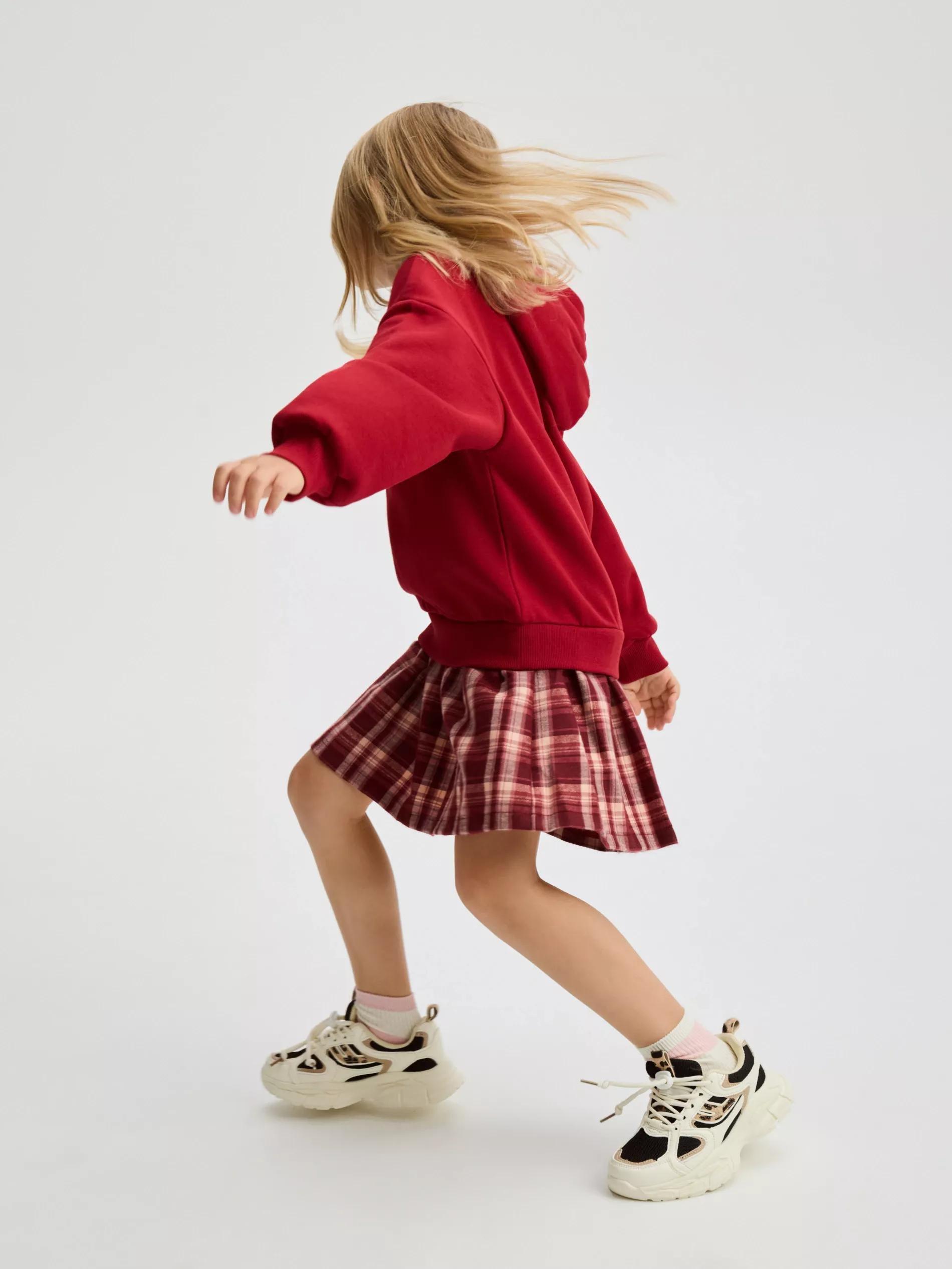 MAROON Jersey dress, Burgundy, large image number 5