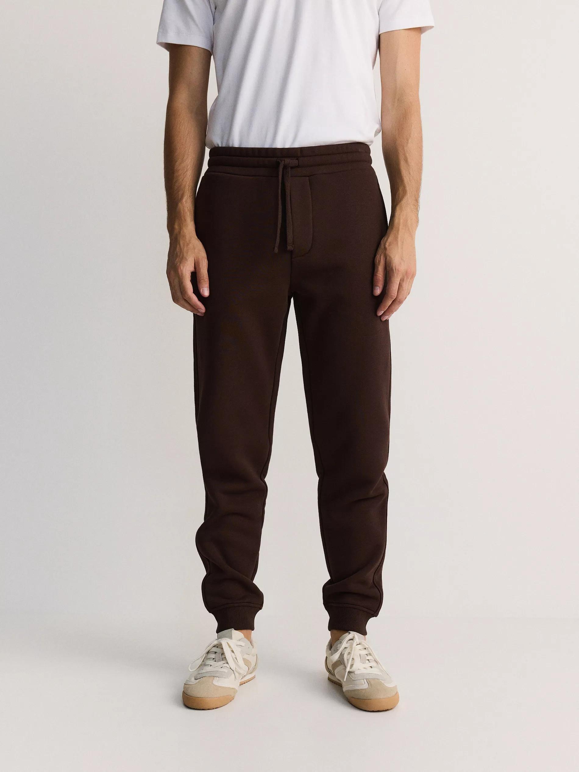 Brown Regular Fit Tracksuit Bottoms, , large image number 2