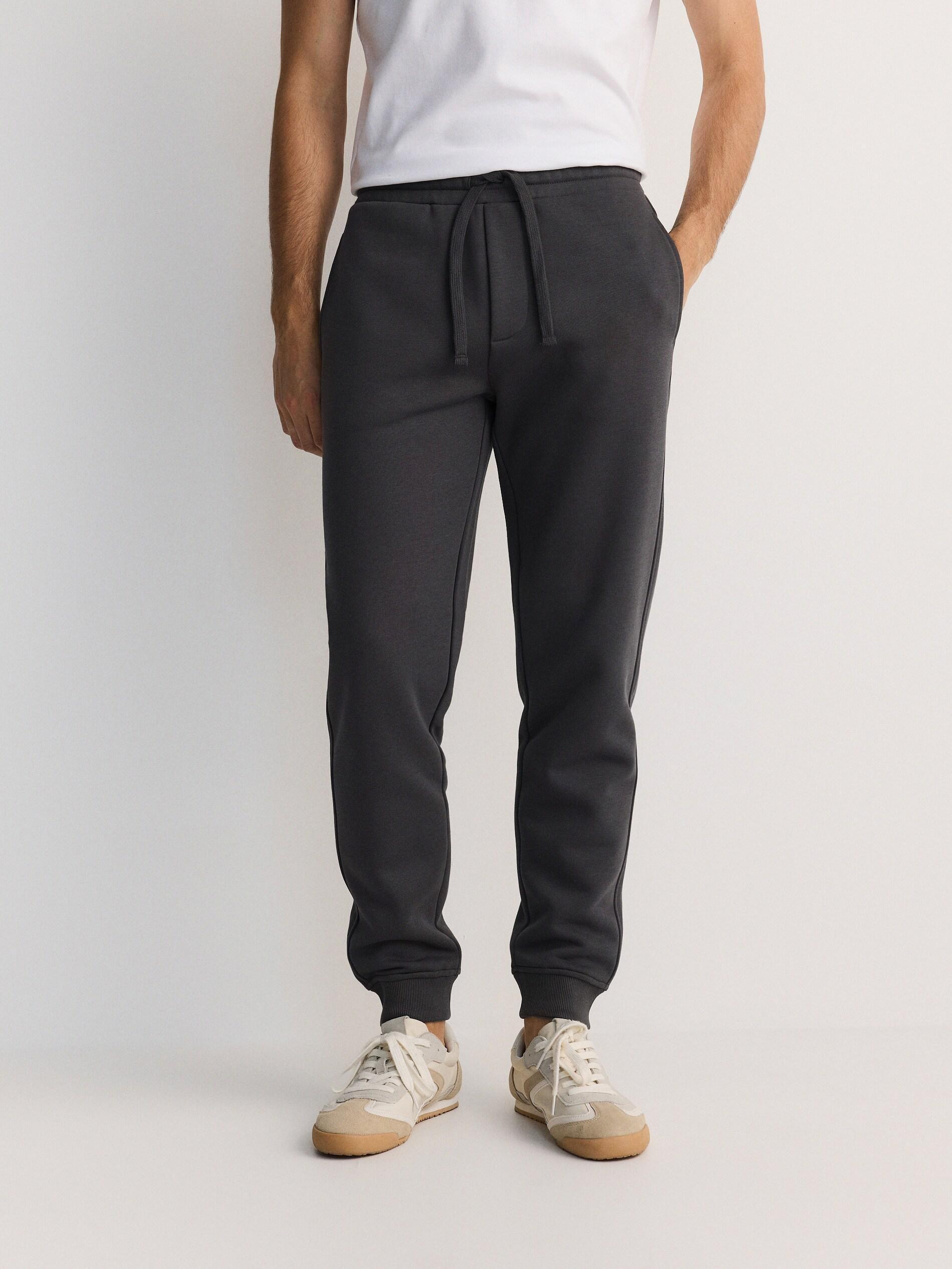 Grey Regular Fit Tracksuit Bottoms, , large image number 0