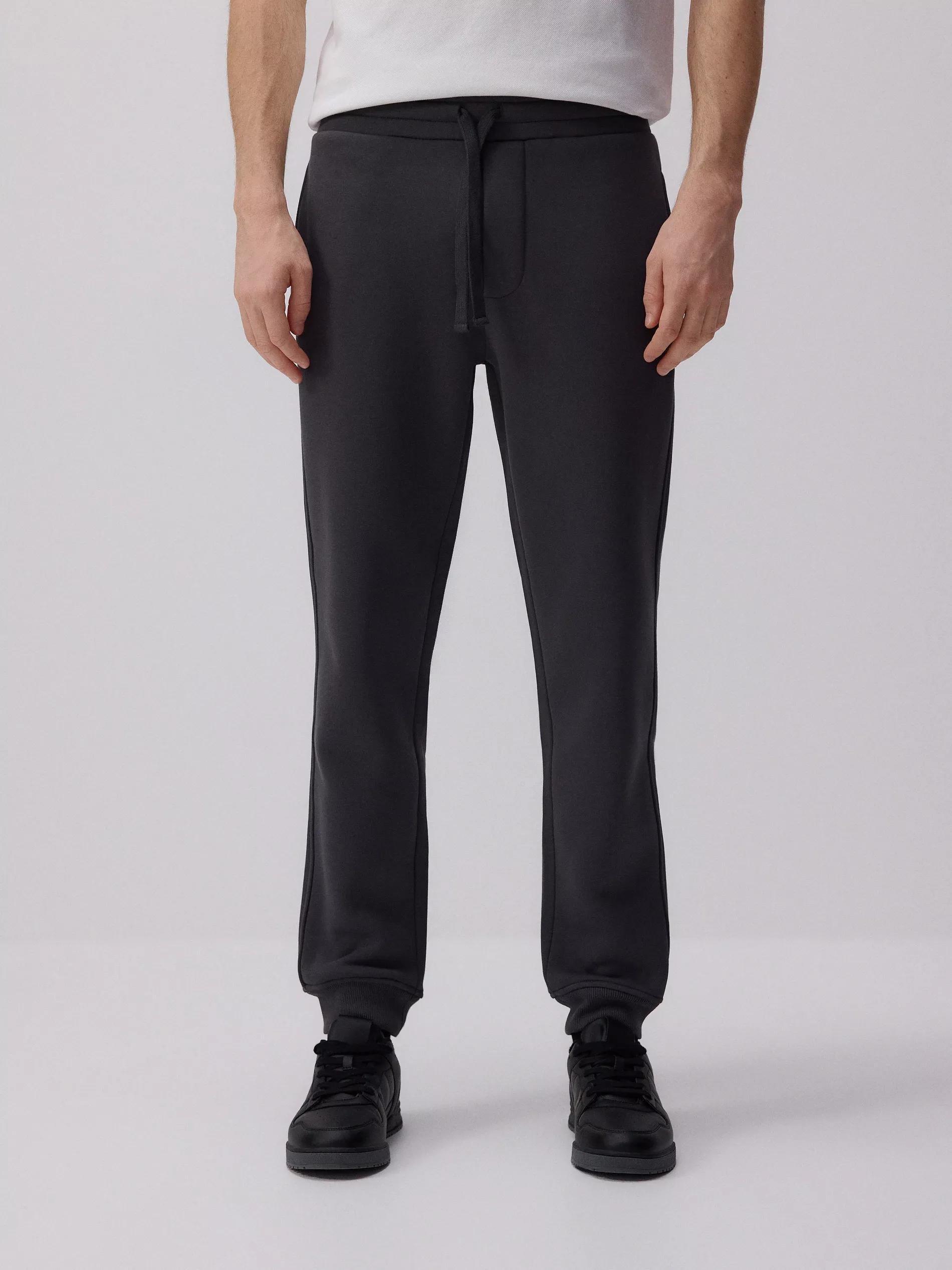Grey Regular Fit Tracksuit Bottoms, , large image number 3