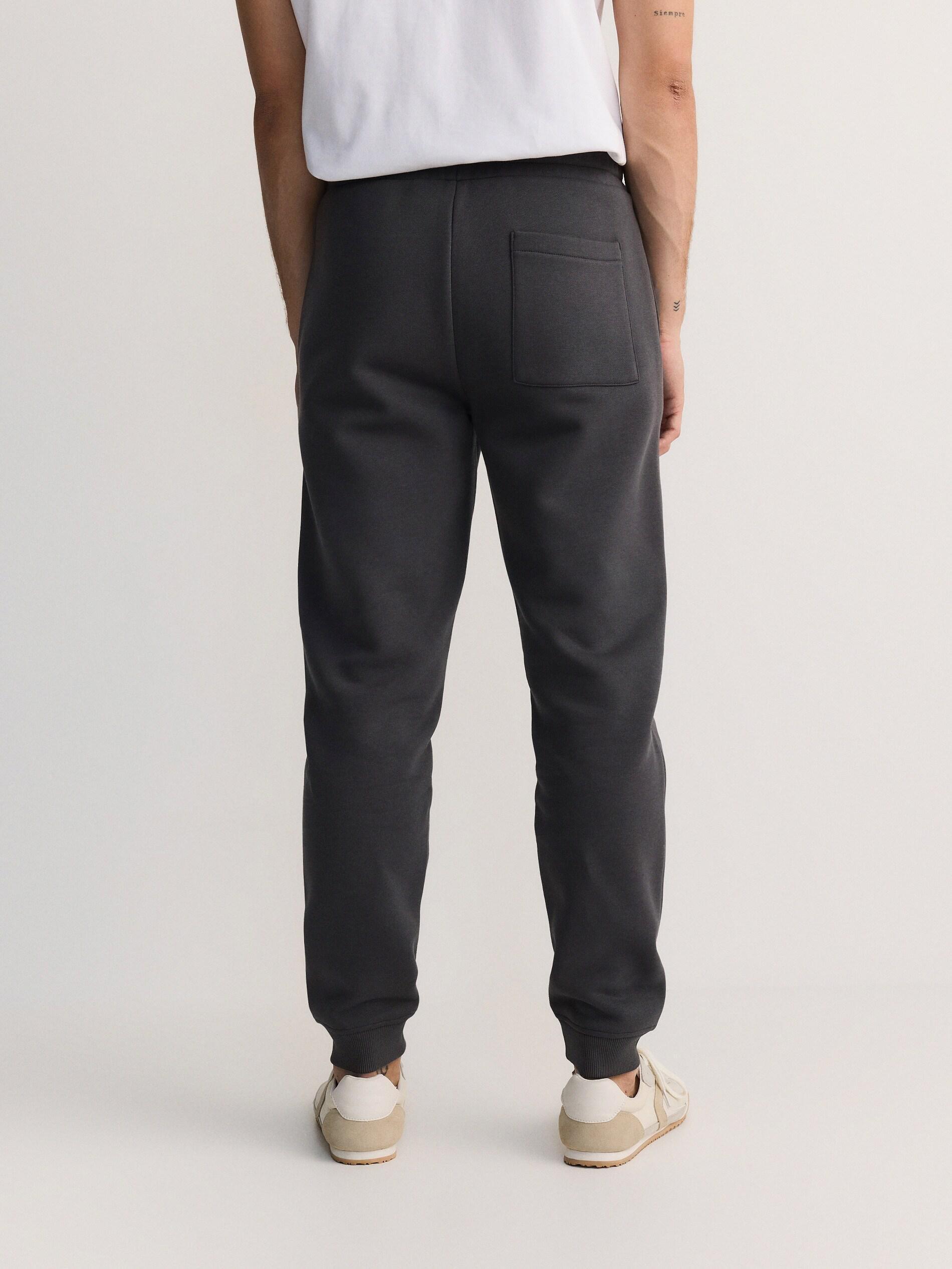 Grey Regular Fit Tracksuit Bottoms, , large image number 6