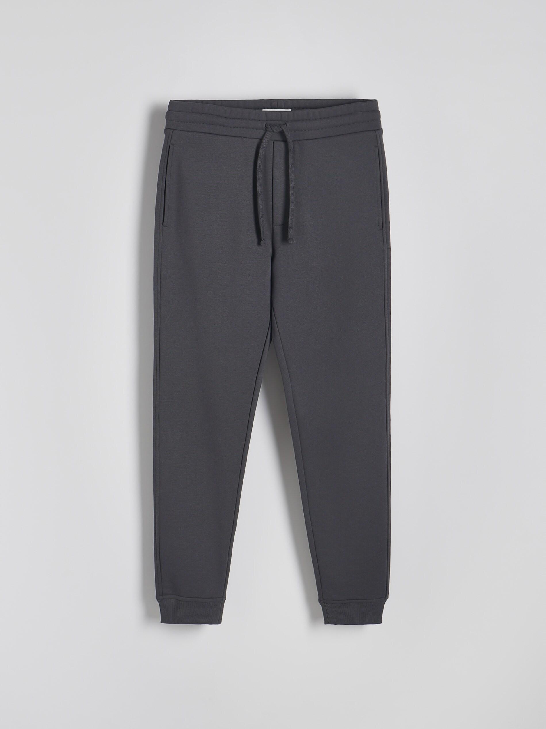 Grey Regular Fit Tracksuit Bottoms, , large image number 8