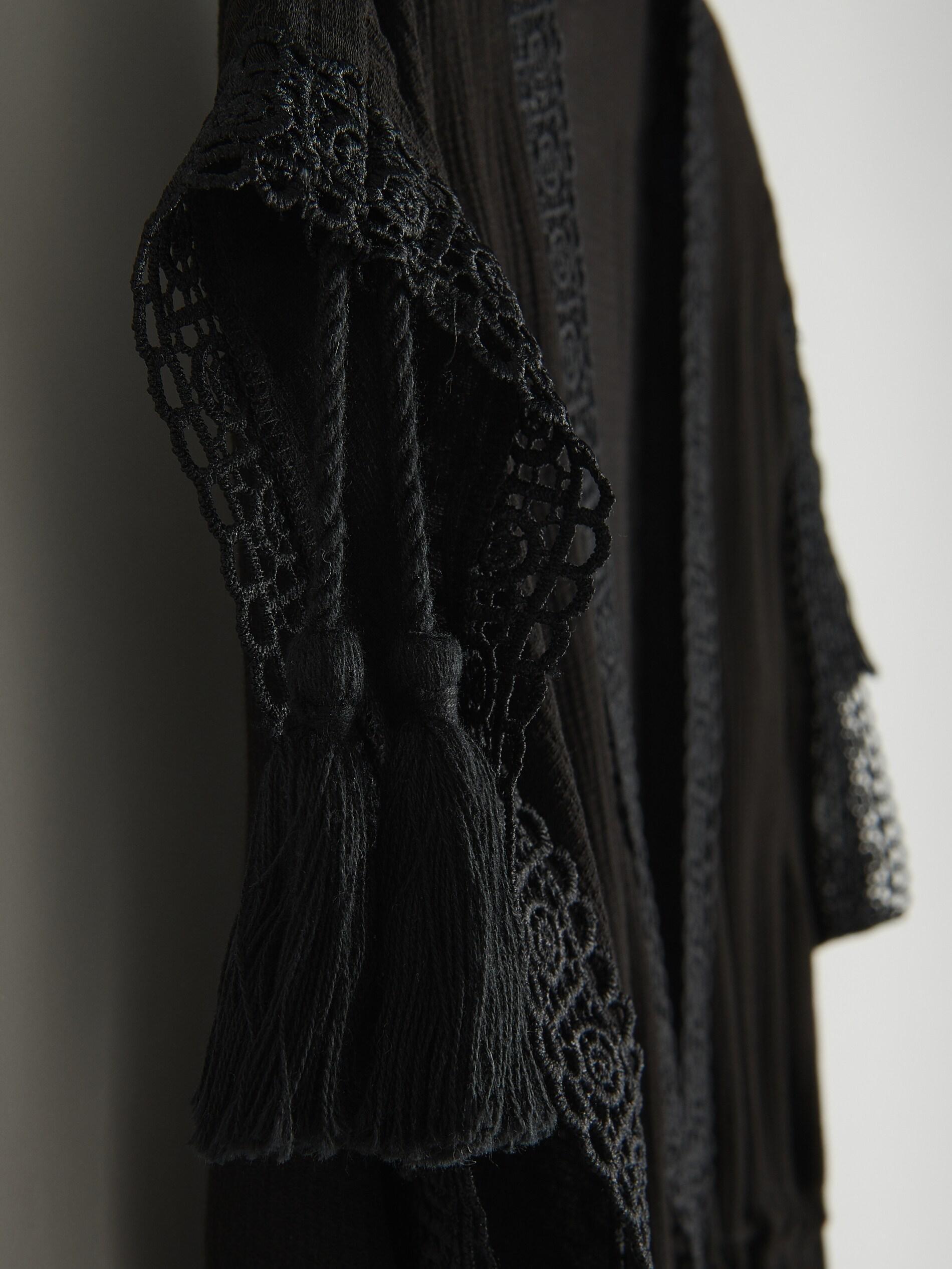 LADIES` PONCHO BLACK, , large image number 5