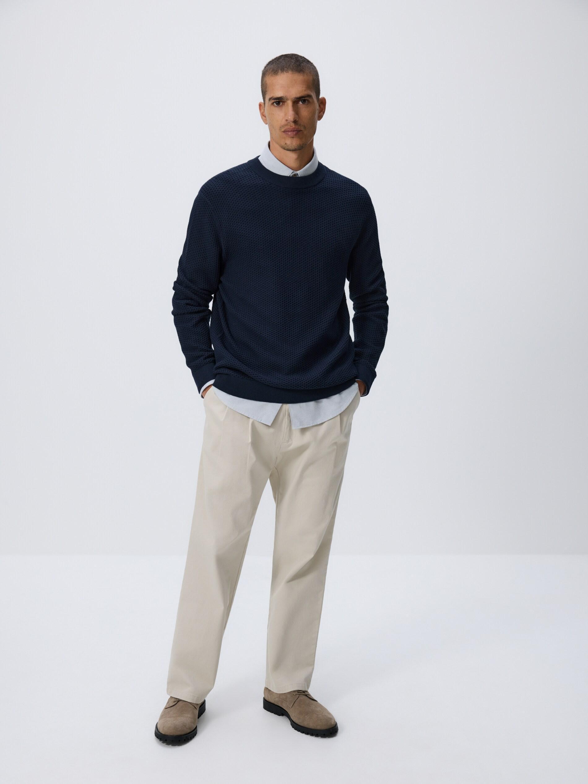 Grey Cotton Rich Regular Fit Shirt, Light grey, large image number 3