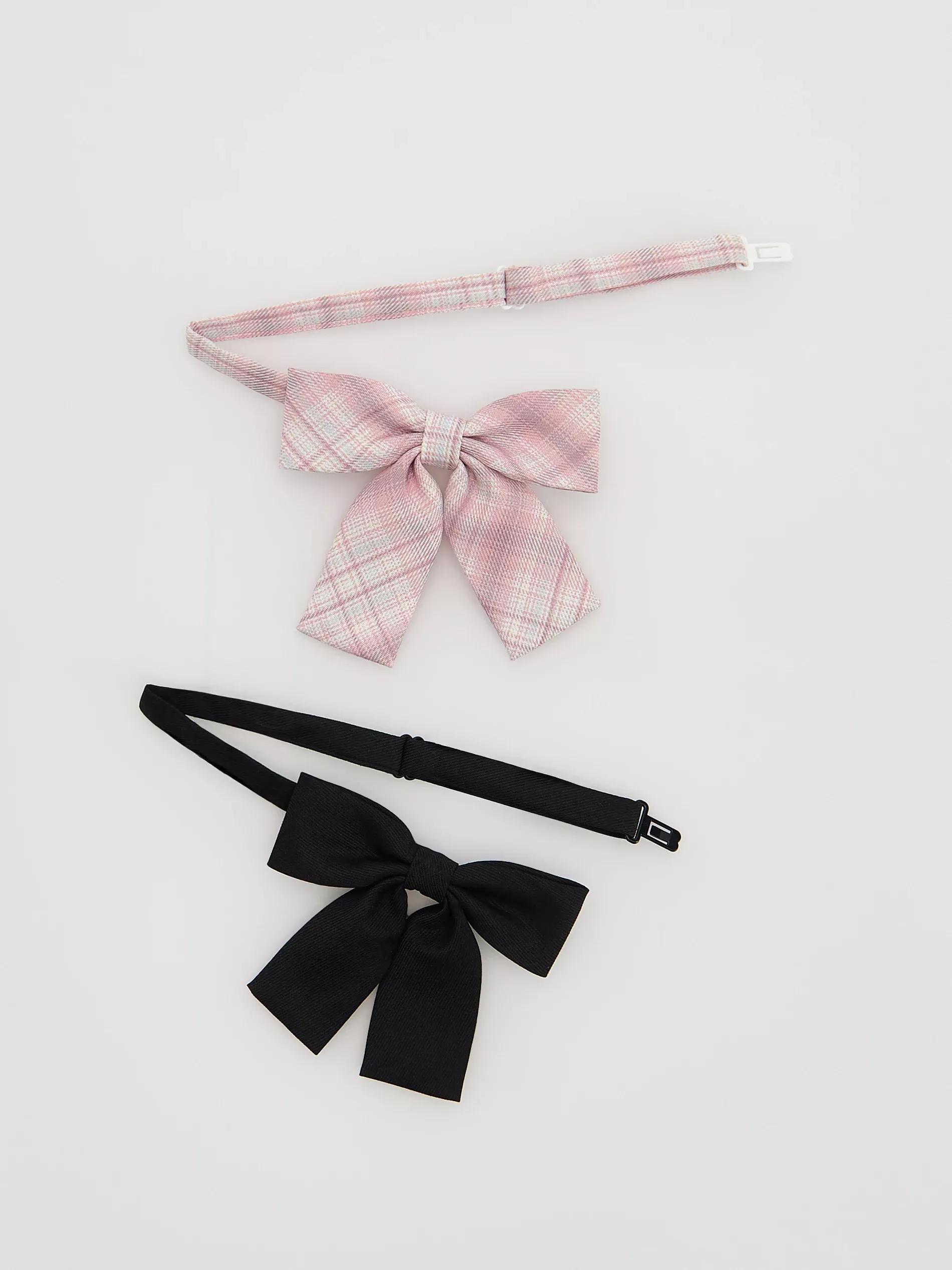 Multicolour Bow Tie 2 Pack, Multicolor, medium