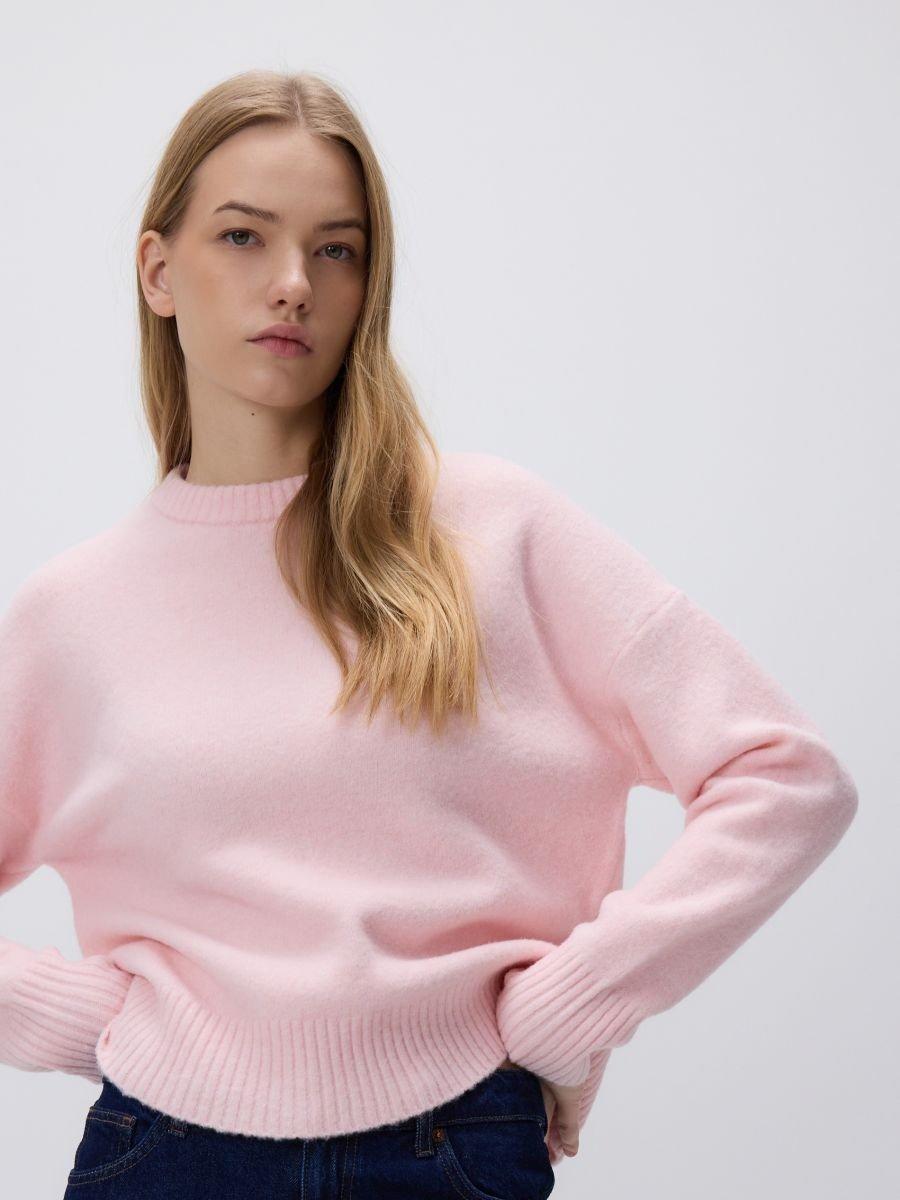 Pink Sweater, Pink, large image number 0