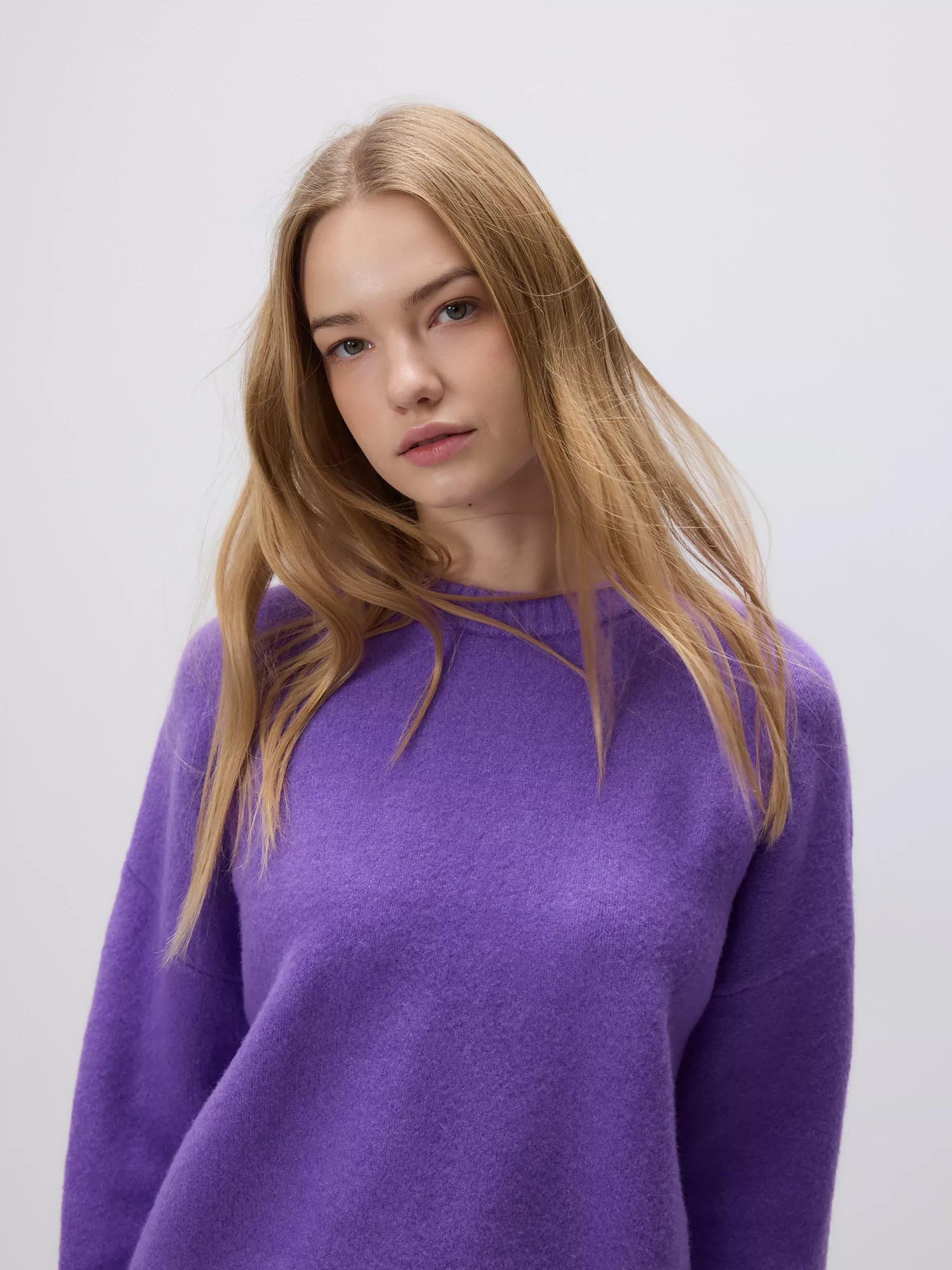 Purple Sweater, Purple, large image number 3