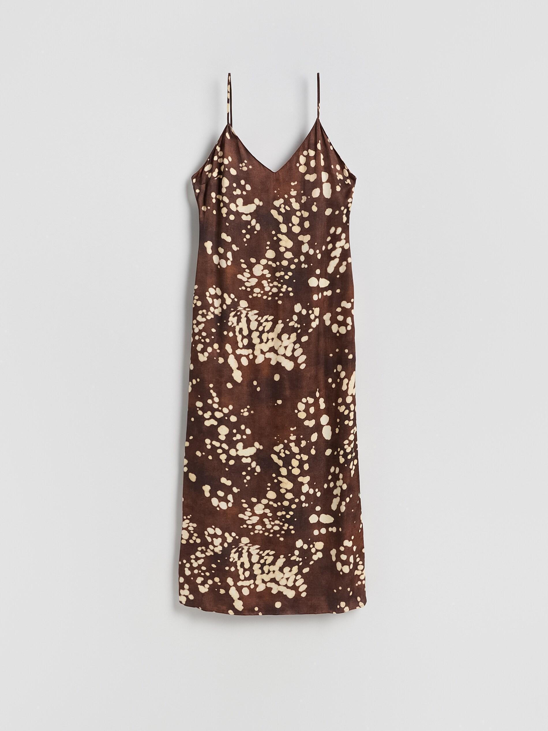 Multicolour Patterned Viscose Dress, Multicolor, large image number 4
