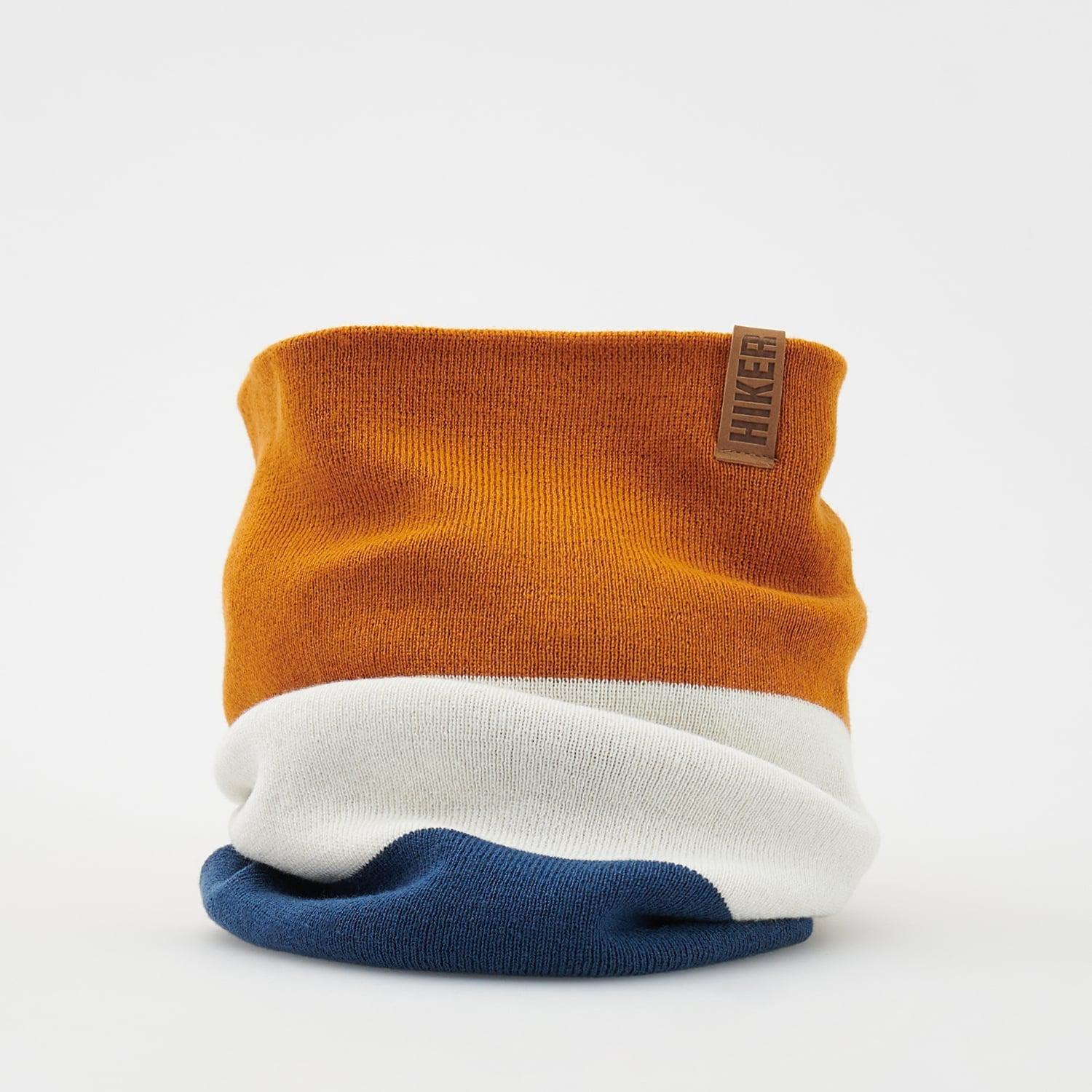 Brown Snood With Patch, Brown, large image number 0