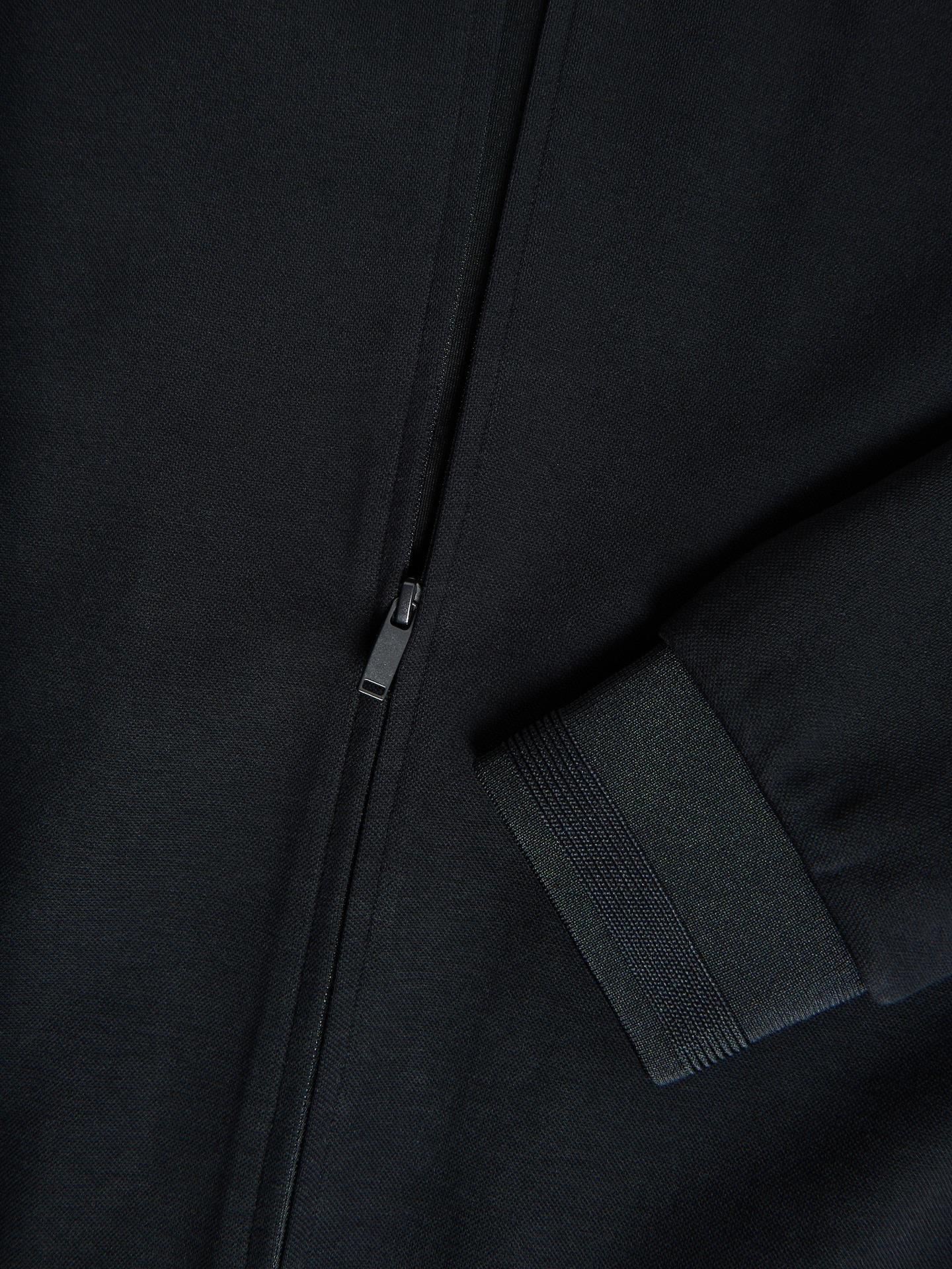 Blue Sweatshirt With Stand Up Collar, Navy, large image number 4