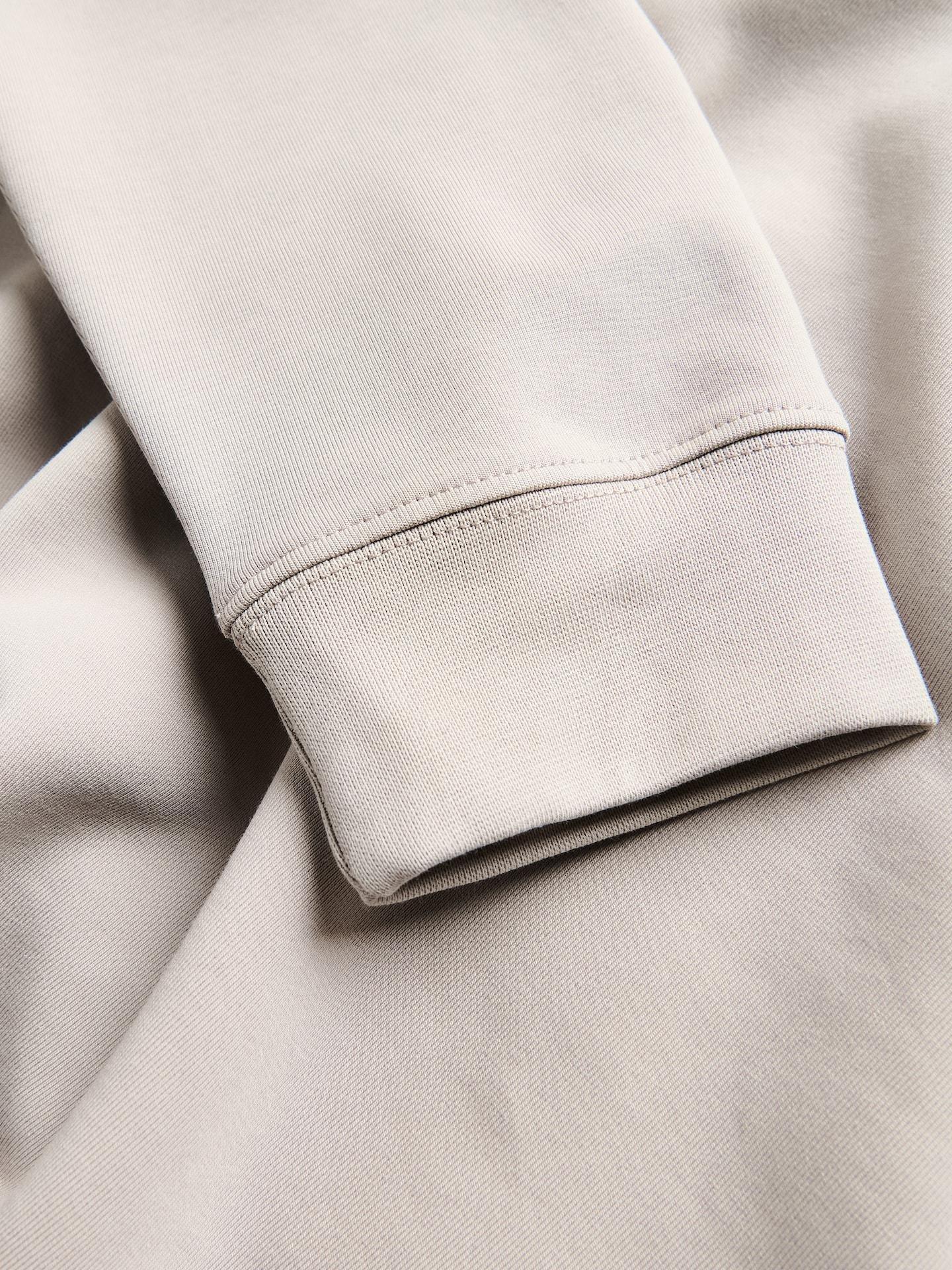Grey Plain Cotton Rich Sweatshirt, Light grey, medium