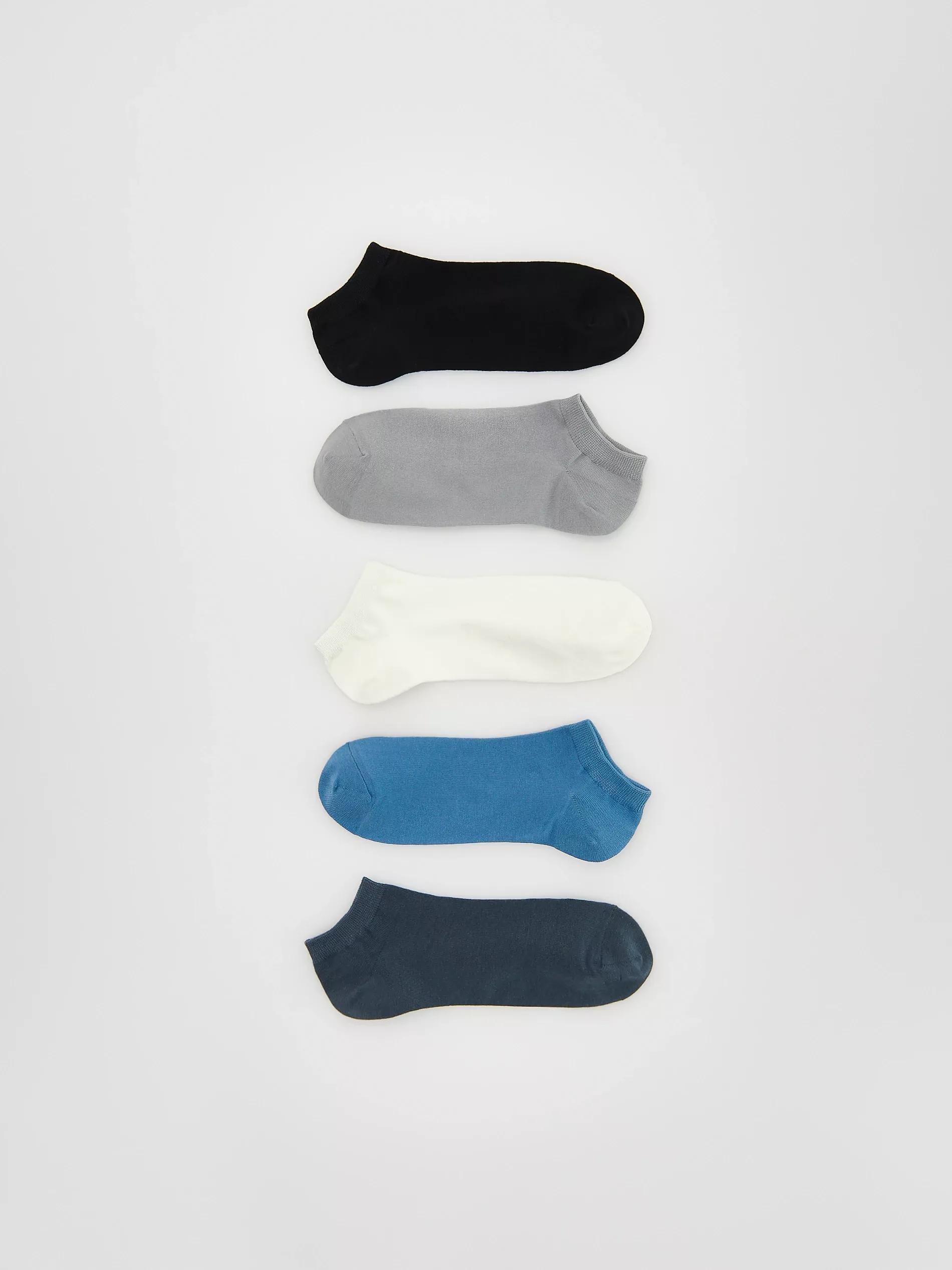 Grey Socks 5 Pack, Grey, large image number 0
