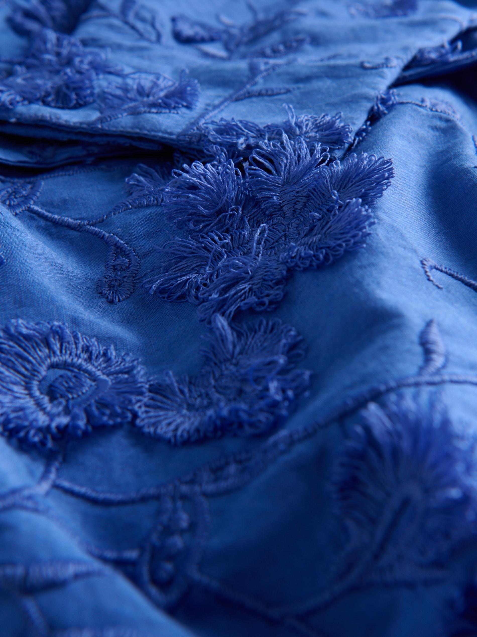 Blue Shirt With Embroidery, , large image number 5