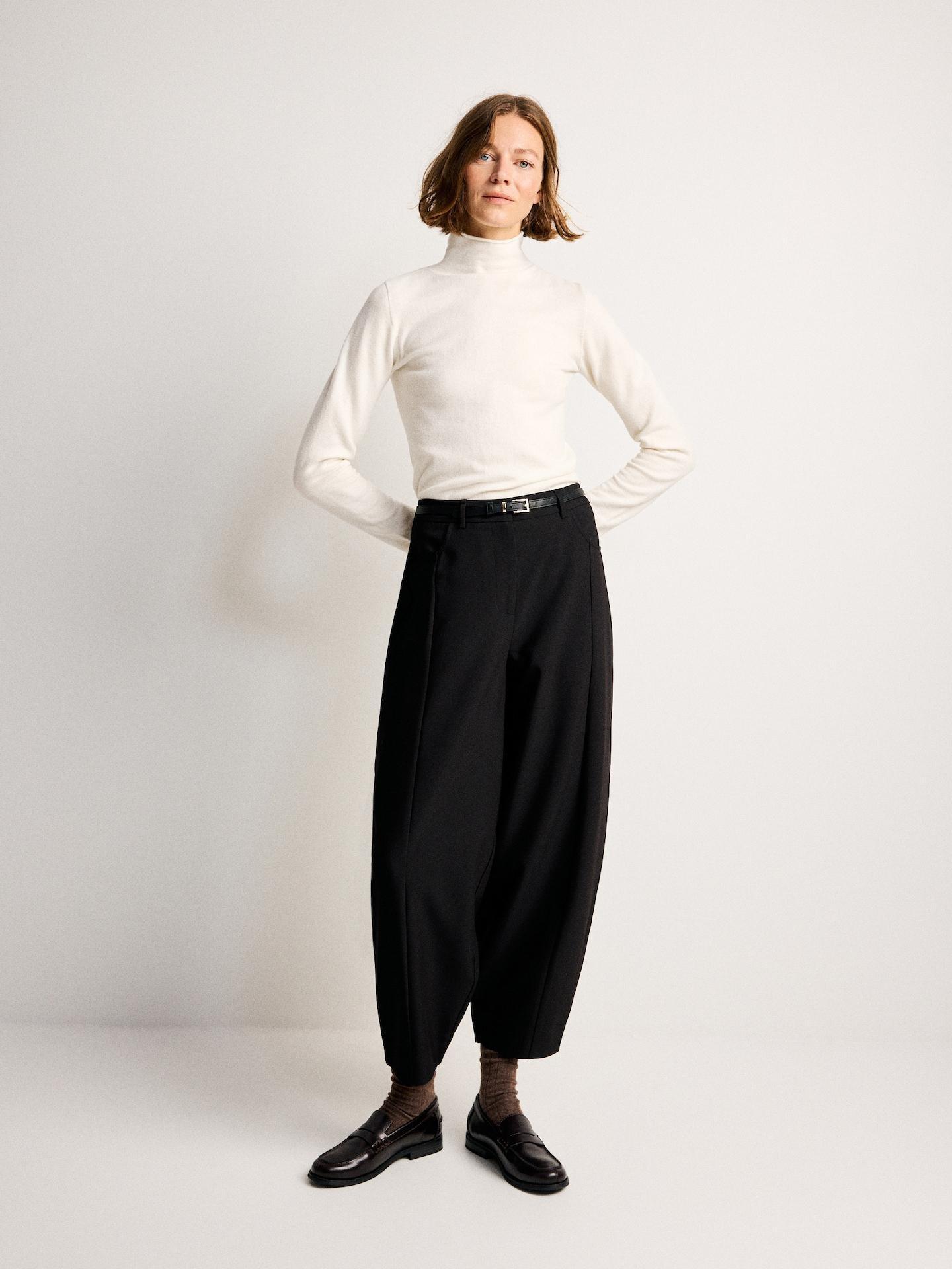 Beige Jumper With Wool Blend, Ivory, large image number 1