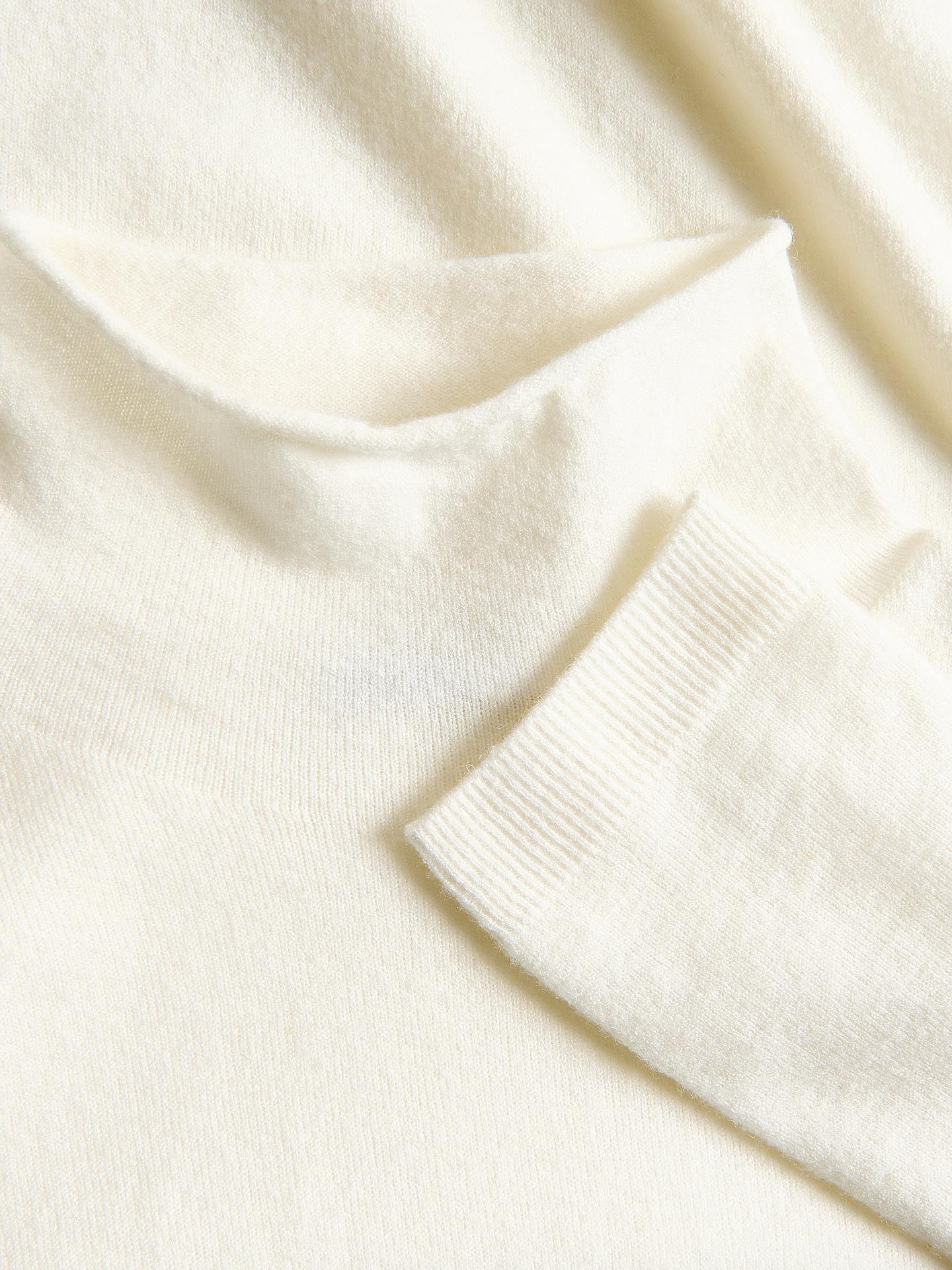 Beige Jumper With Wool Blend, Ivory, large image number 4