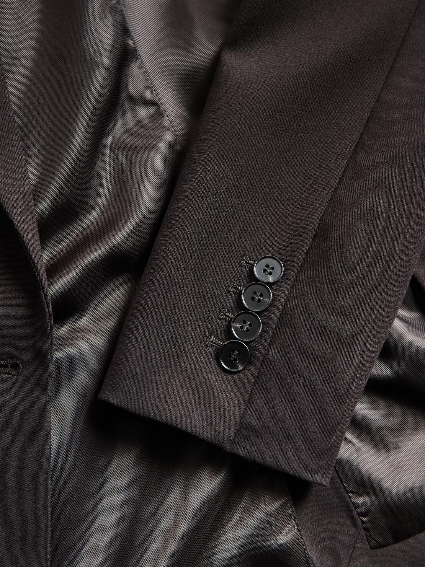 Brown Double-Breasted Jacket, Brown, large image number 4