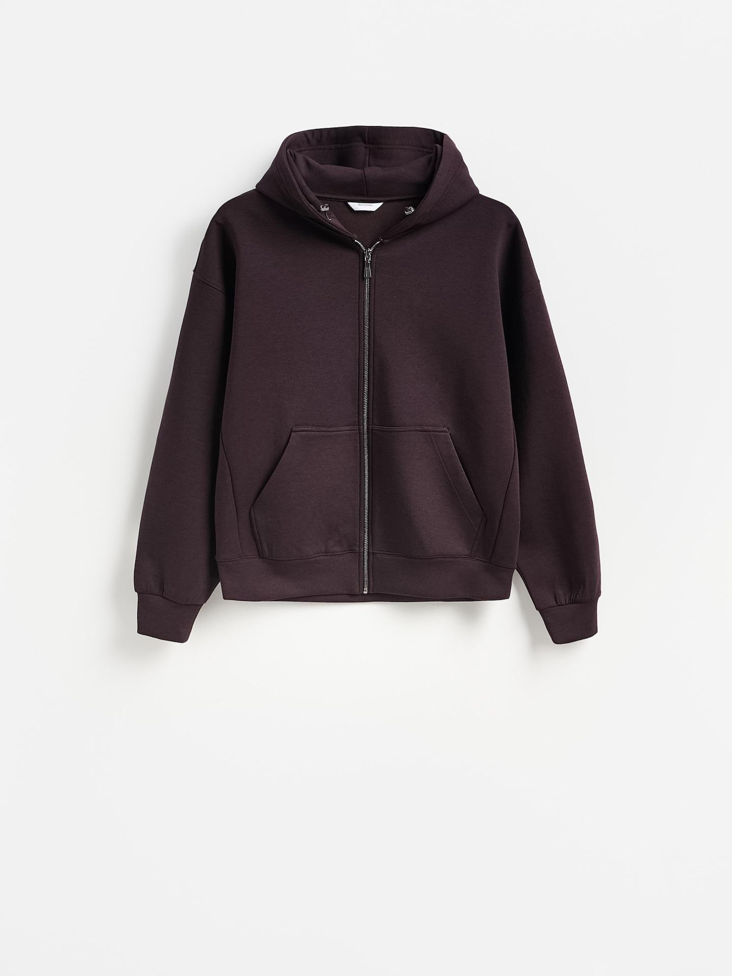 Brown Hoodie, Brown, medium