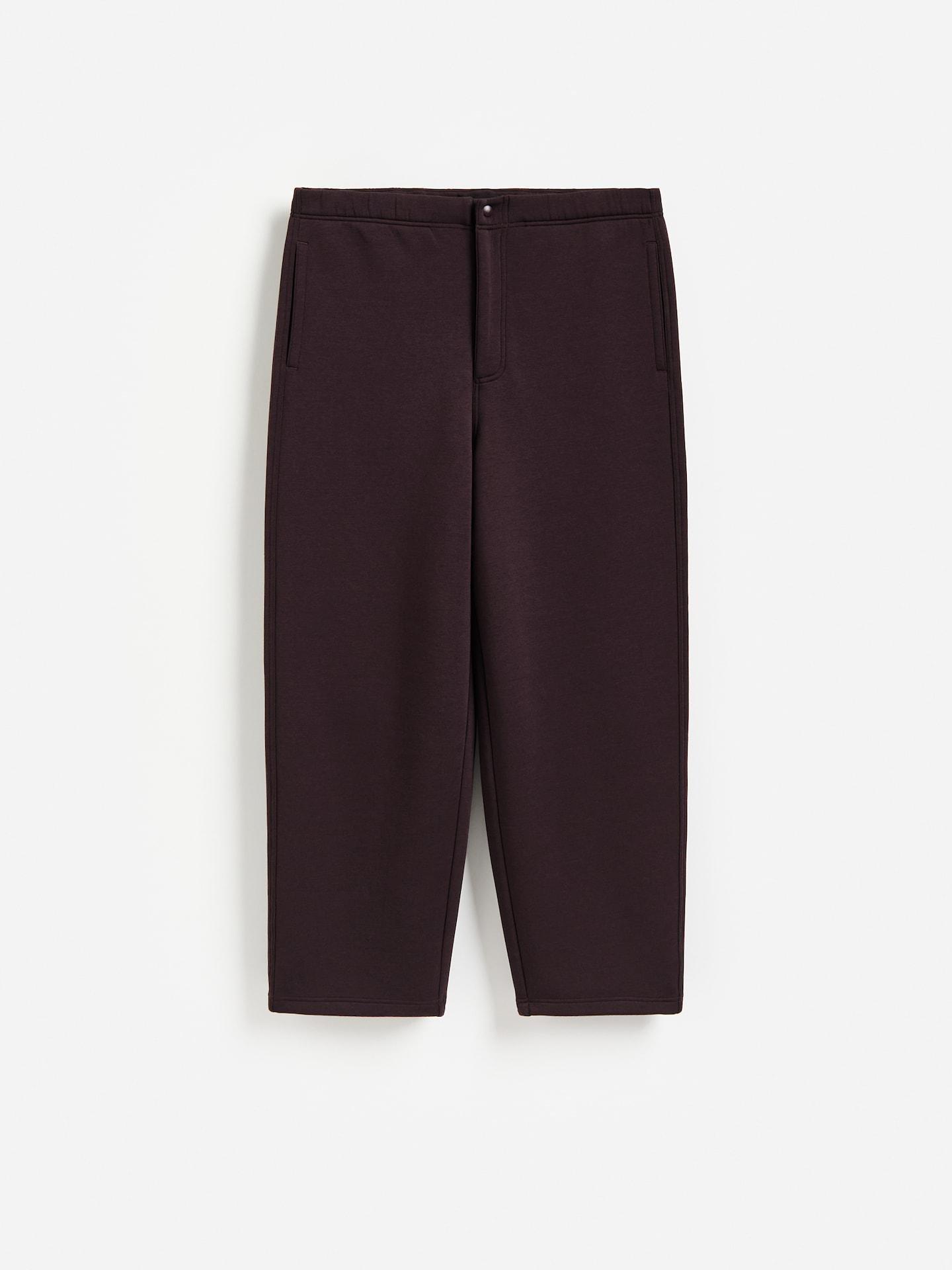 Brown Barrel Leg Trousers, Brown, medium