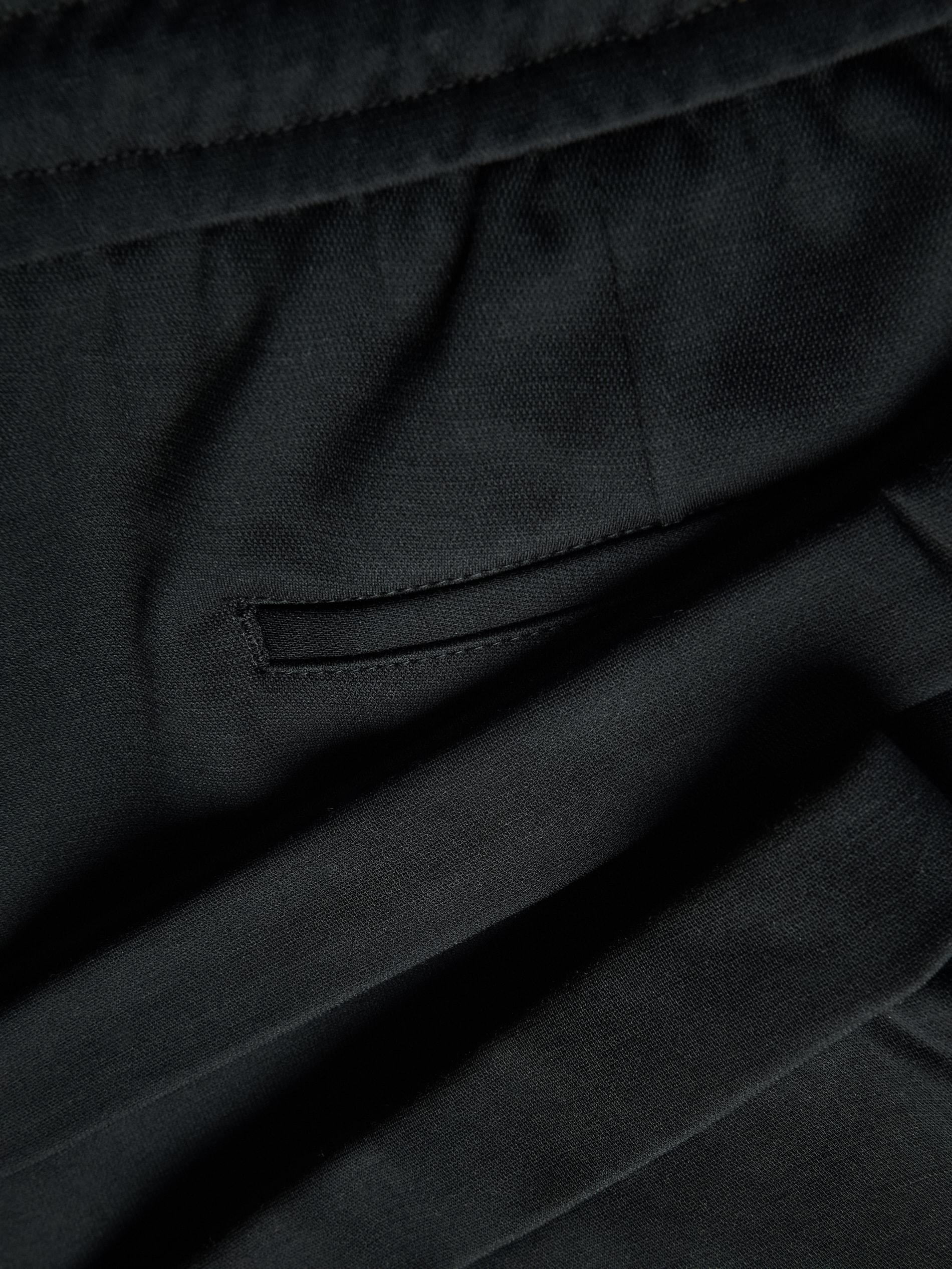 Black Regular Shorts, Black, large image number 1