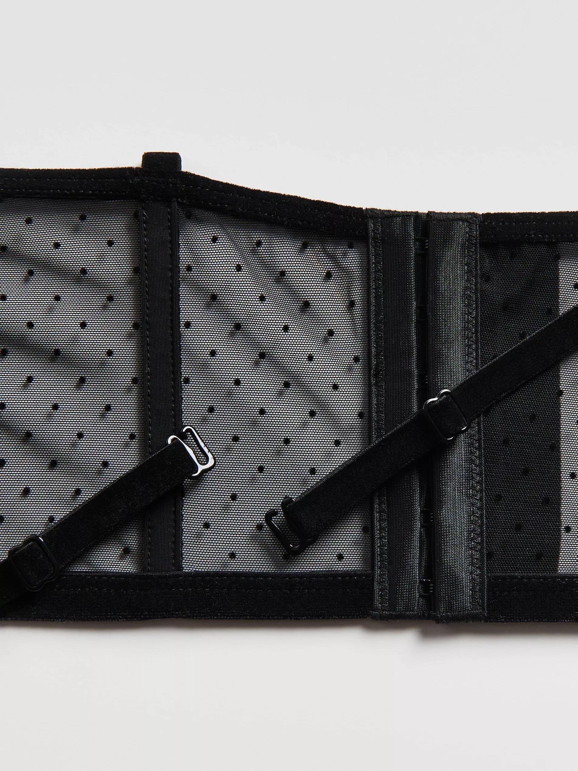 Black Lace Bra, Black, large image number 4