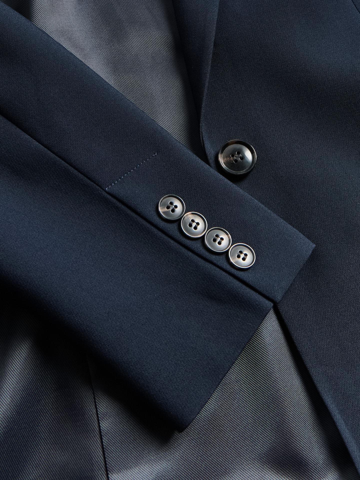 Navy Single-Breasted Blazer, Navy, medium