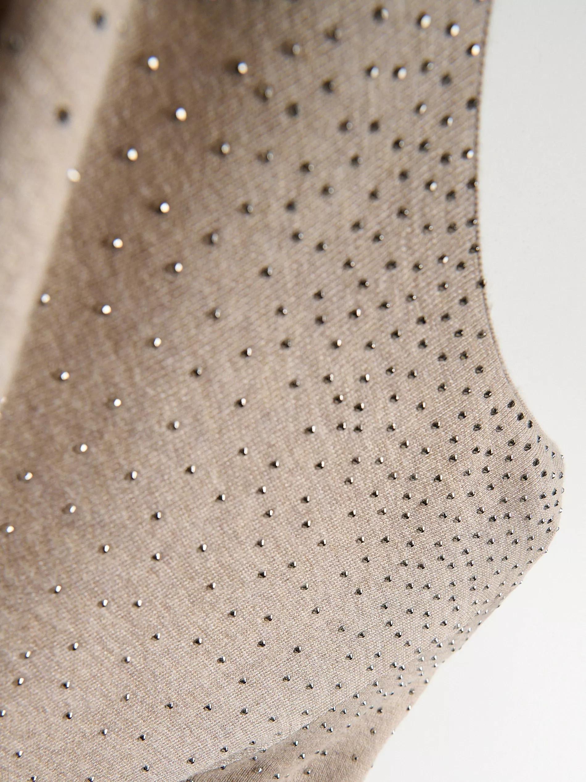 Coffee Sweater With Shiny Applique, 7401_84M, large image number 5