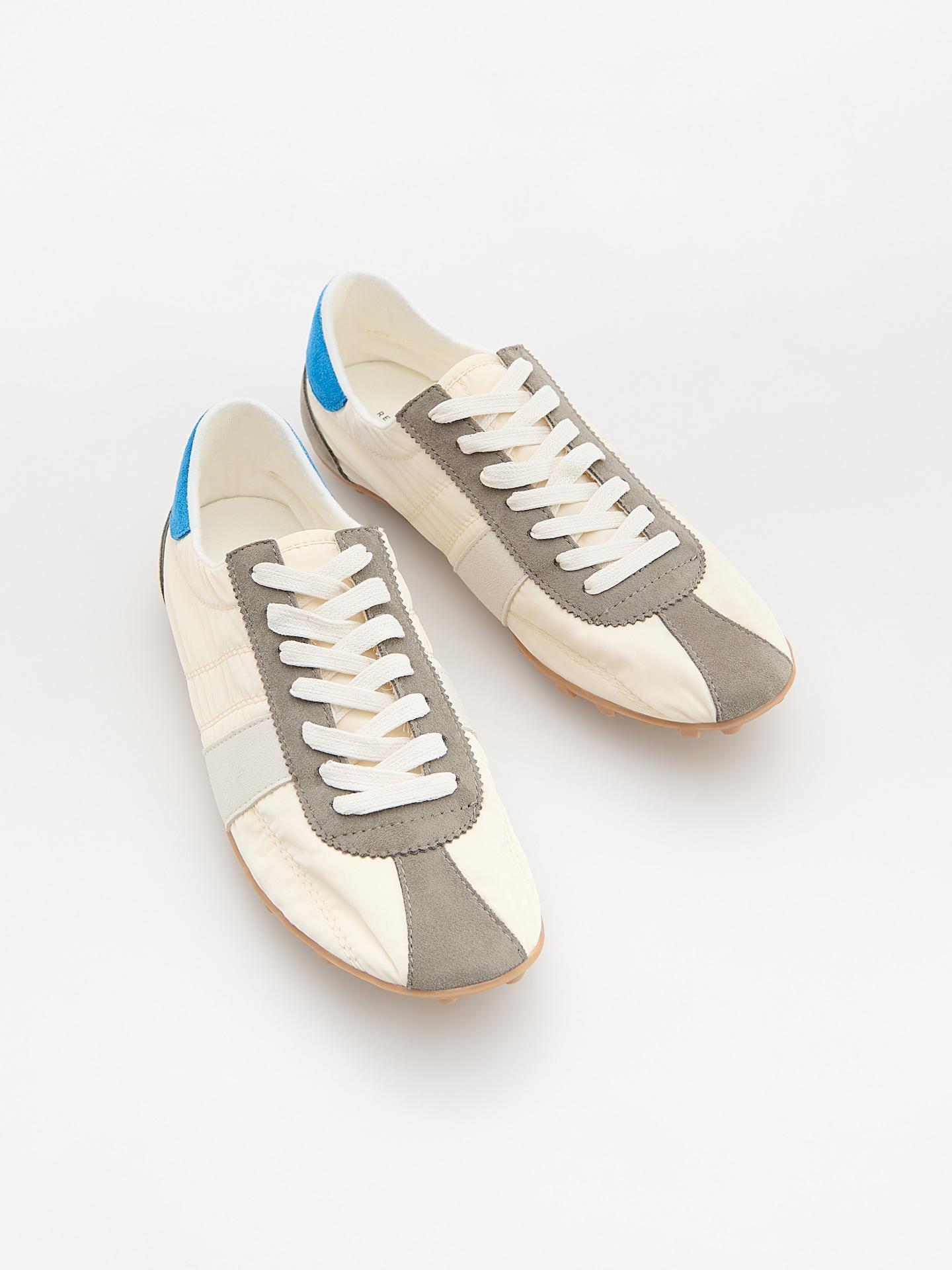 Multicolour Combined Materials Sneakers, Multicolor, medium