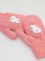 Reserved - Pink Mittens With Patch