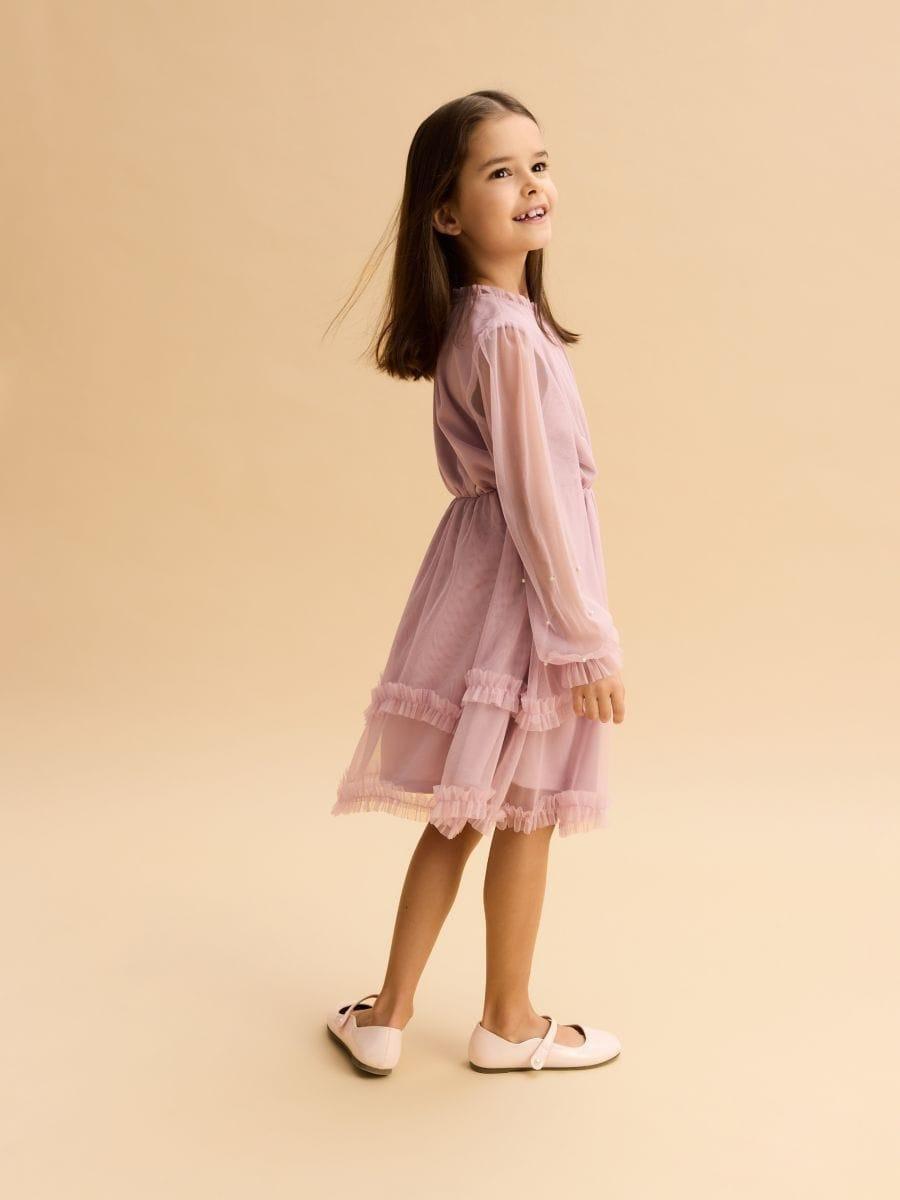 Purple Dress, Kids Girl, , large image number 2