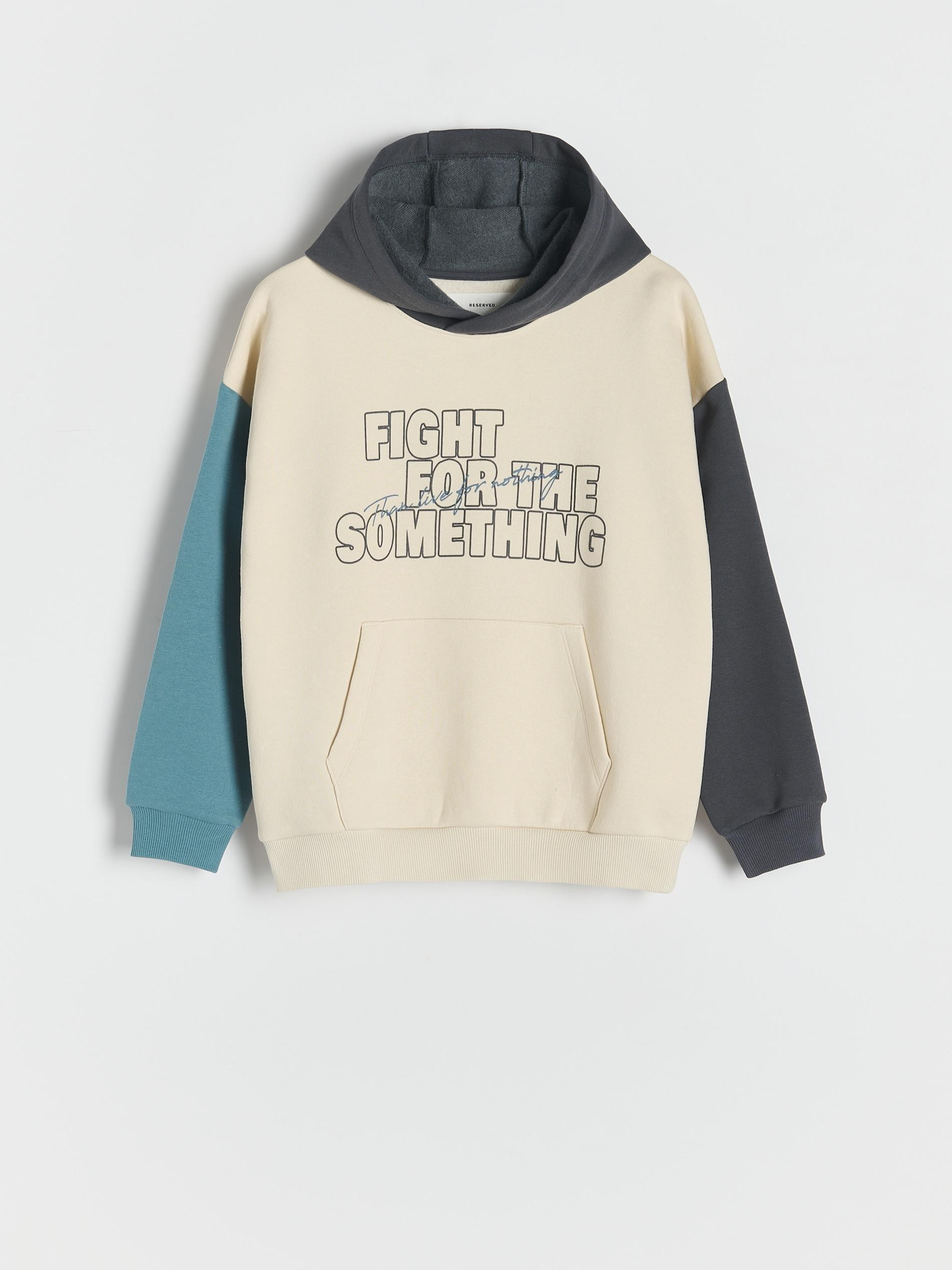 Multicolour Relaxed Hoodie, Kids Boys, , large image number 0