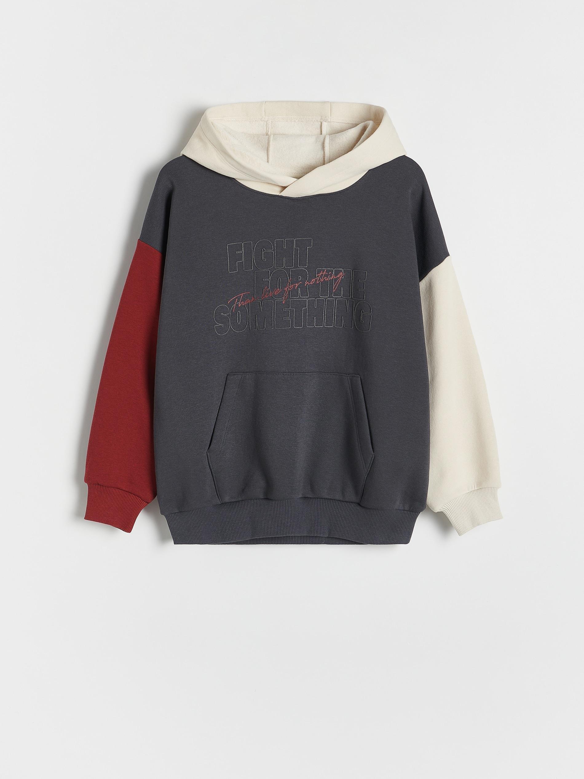 Grey Oversized Hoodie, , large image number 0