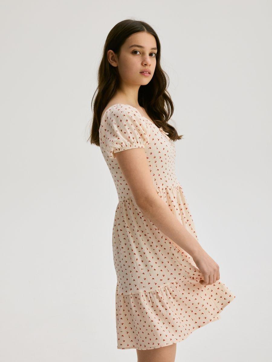 Pink Patterned Dress, , large image number 1