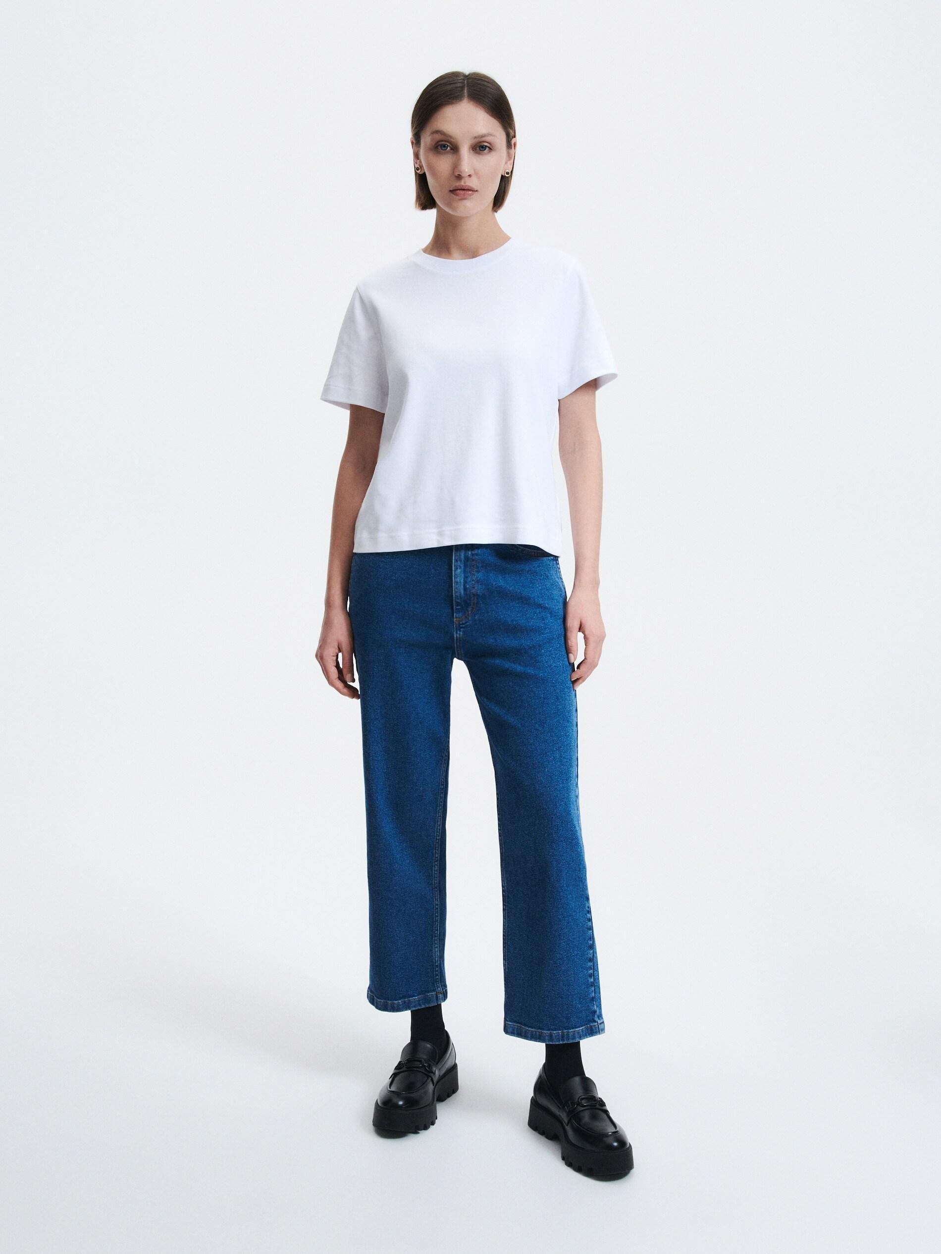 White Boxy T-Shirt, White, large image number 11