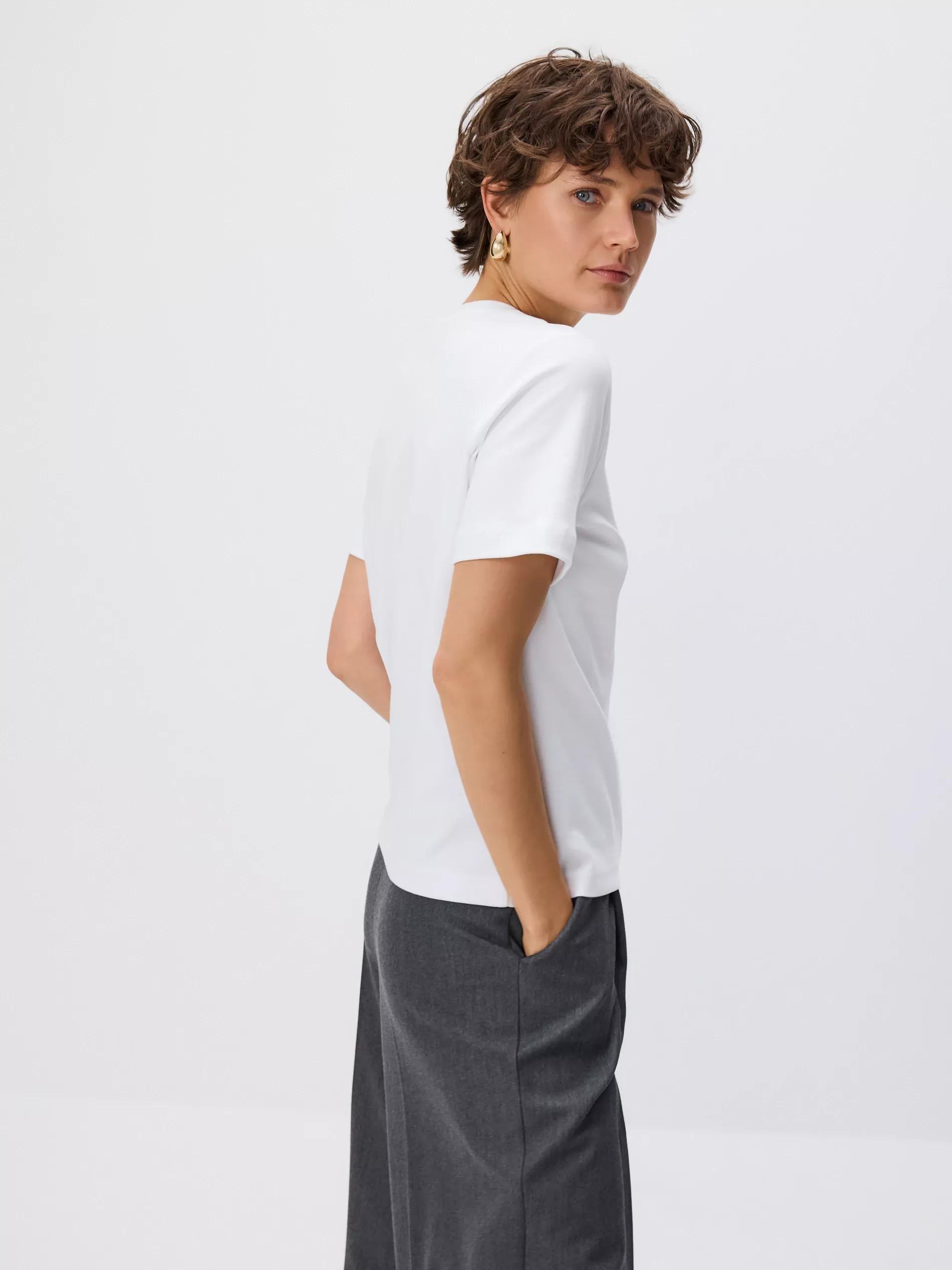 White Boxy T-Shirt, White, large image number 12